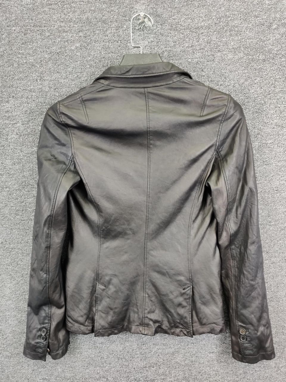 Neil Barrett Neill Barret Leather Black Single Breasted Blazer Jacket Size US XS / EU 42 / 0 - 6 Thumbnail