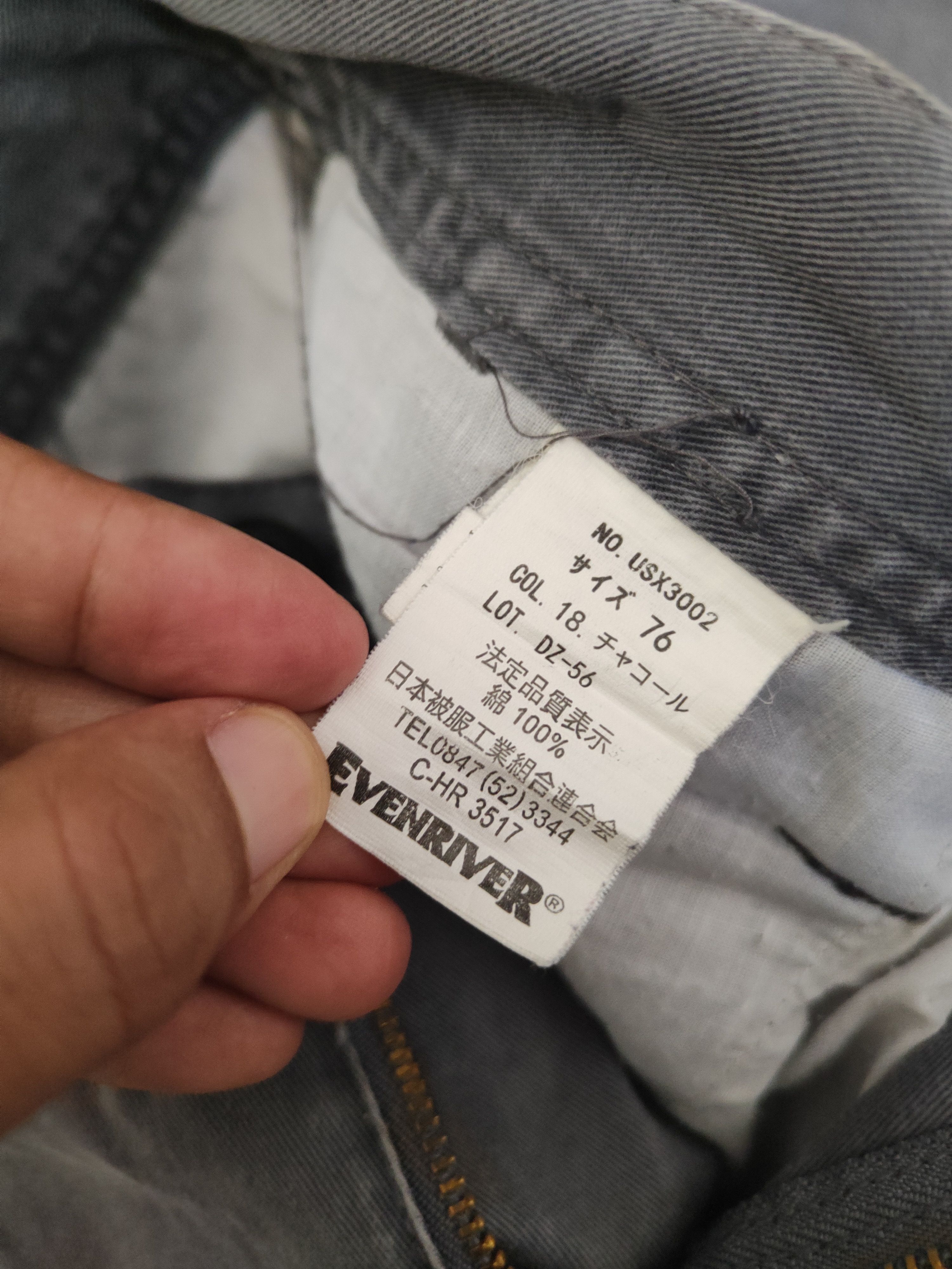 Japanese Brand DL Evenriver Dark Gray Multipocket Cargo Pants #46-272T Size US 29 - 14 Thumbnail