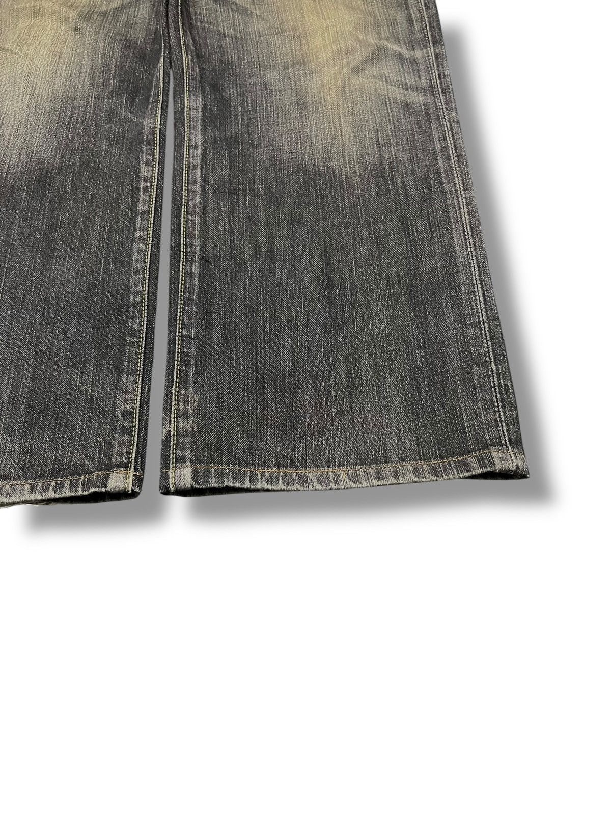 Uniqlo Loose Vintage Uniqlo S002 Japan - Faded Whisker Wash Jeans Size US 36 / EU 52 - 7 Thumbnail