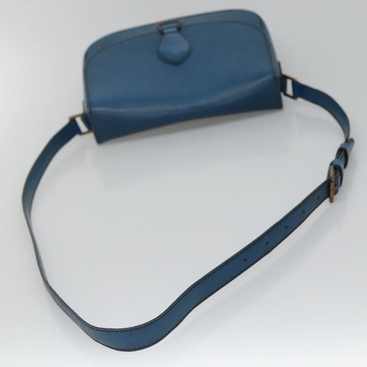 Louis Vuitton LOUIS VUITTON Epi Saint Cloud GM Shoulder Bag Toledo Blue Size ONE SIZE - 6 Thumbnail