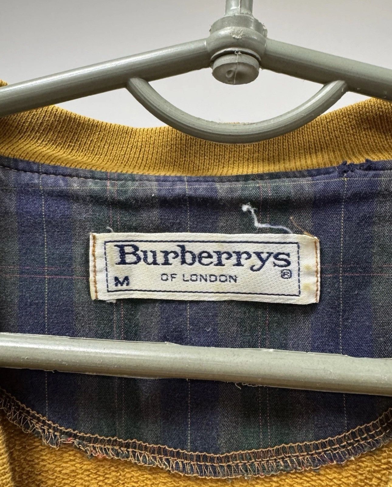 Burberry × Vintage Vintage Burberry 90S Sweatshirt Burberrys of Longon Big Logo Size US M / EU 48-50 / 2 - 4 Thumbnail