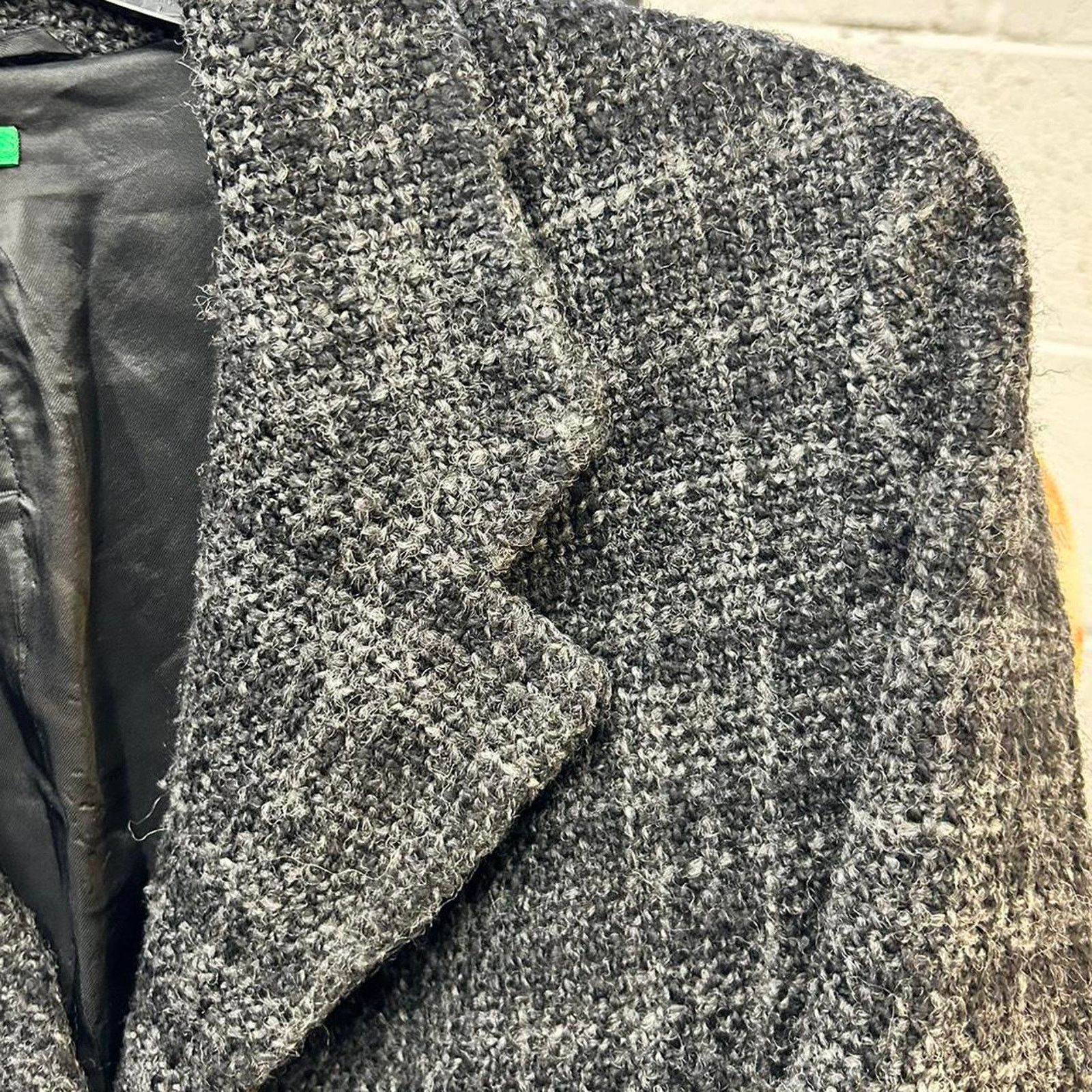 United Colors Of Benetton Of Benetton grey wool coat Size S / US 4 / IT 40 - 4 Thumbnail