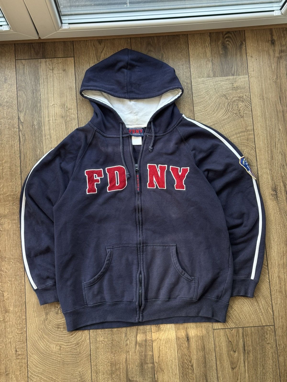 Other Vintage Zip-Up Hoodie zip hoodie fire department Size US L / EU 52-54 / 3 - 1 Thumbnail