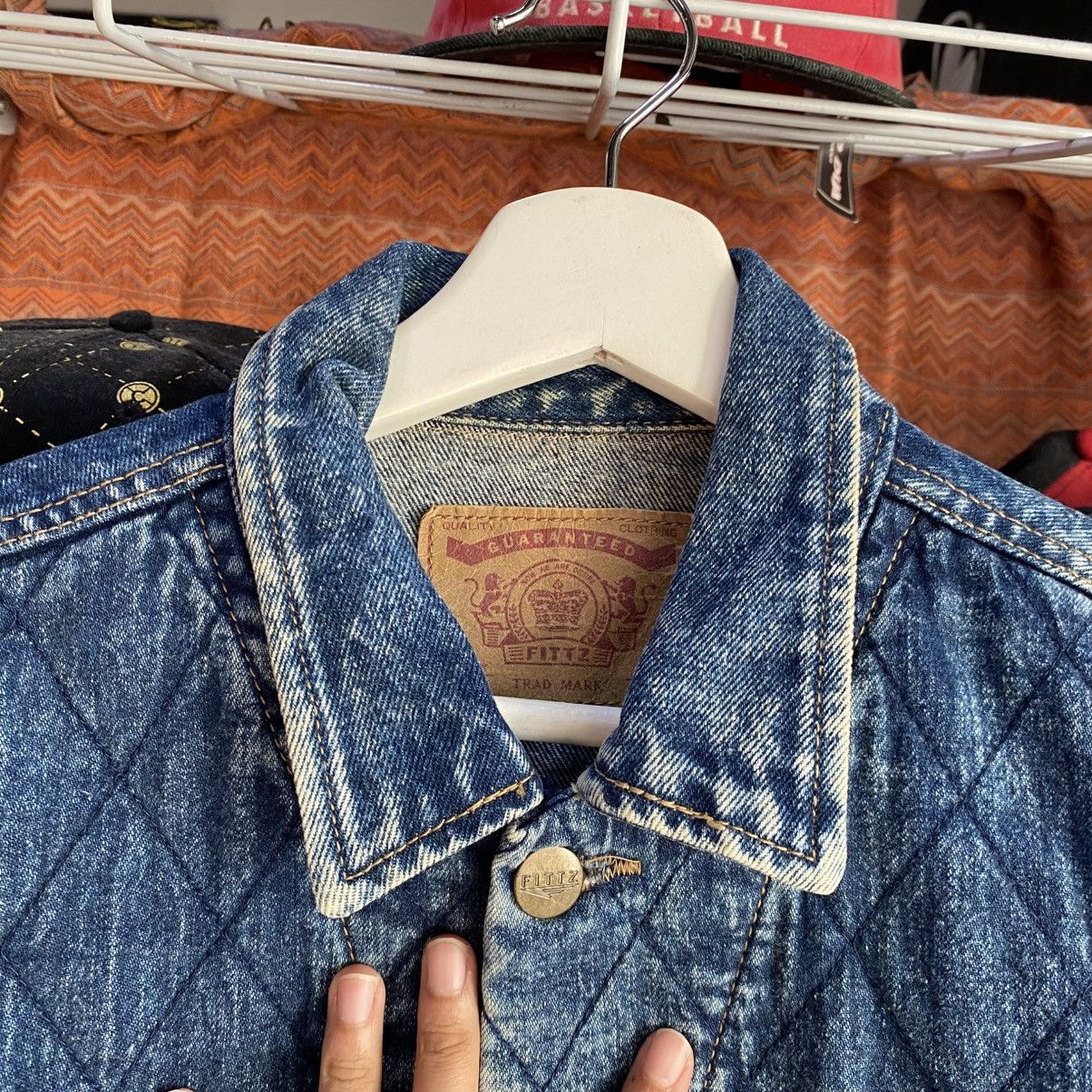 Japanese Brand Vintage Fittz International Denim Jacket Size US S / EU 44-46 / 1 - 8 Thumbnail