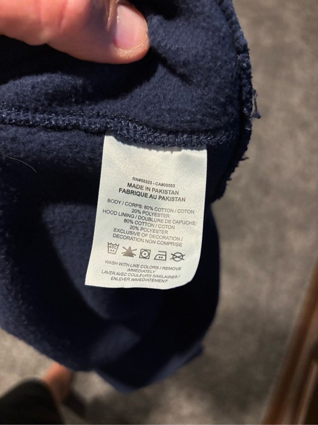 Nike Nike Navy Blue Hoodie Size US XL / EU 56 / 4 - 6 Thumbnail