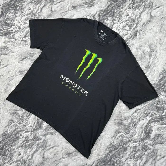 Vintage Vintage Monster Energy Big Logo T-Shirt Y2K Size US XL / EU 56 / 4 - 1 Thumbnail