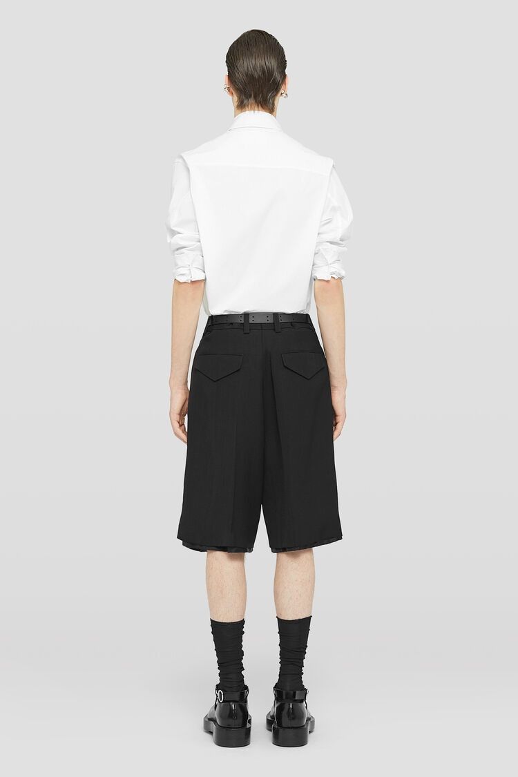 Jil Sander o1w1db10825 Trouser 94 Shorts in Black Size US 36 / EU 52 - 4 Thumbnail