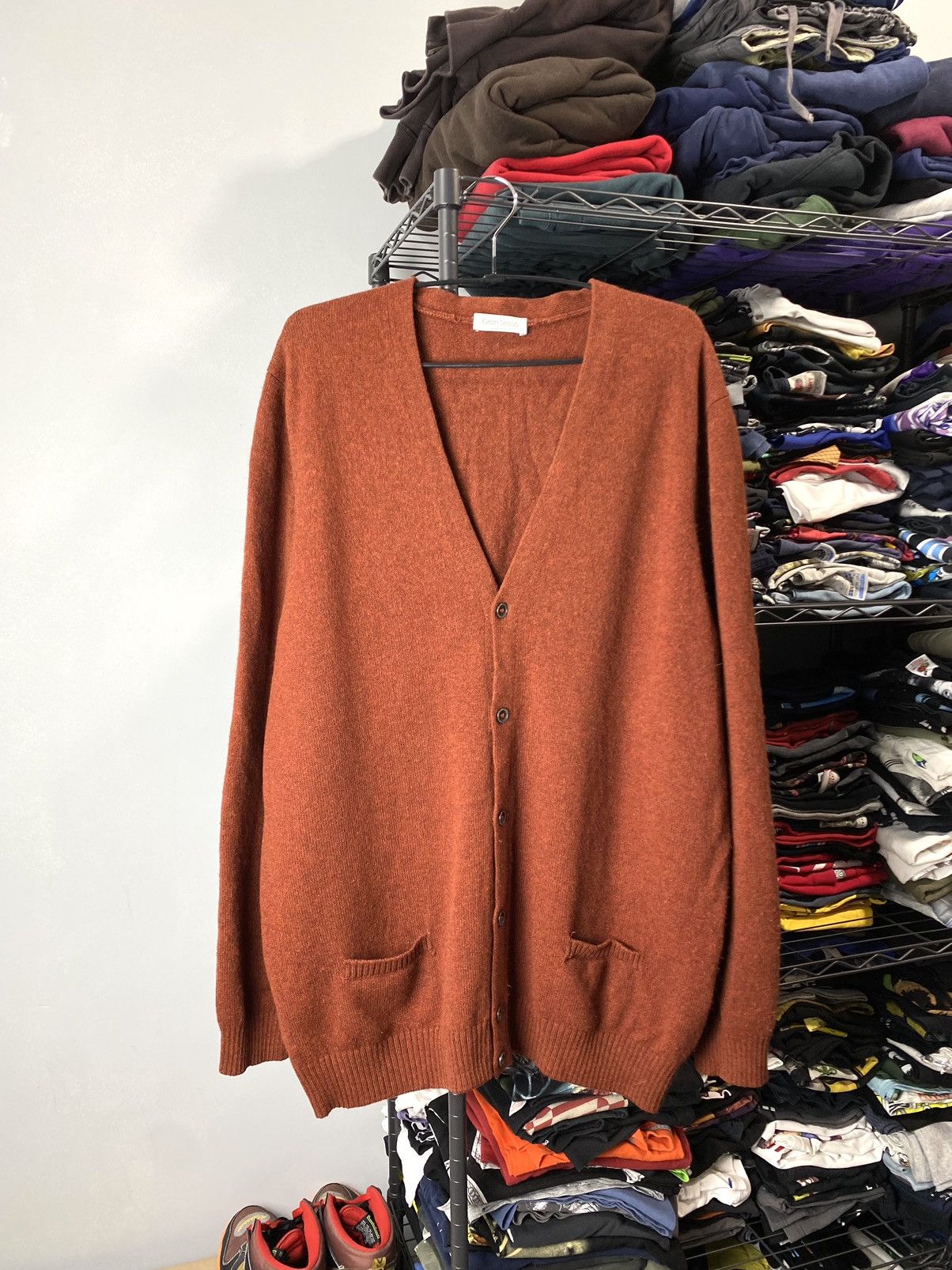Gran Sasso Rare! Gran Sasso Luxury Cardigan Sweater Size US XL / EU 56 / 4 - 1 Thumbnail