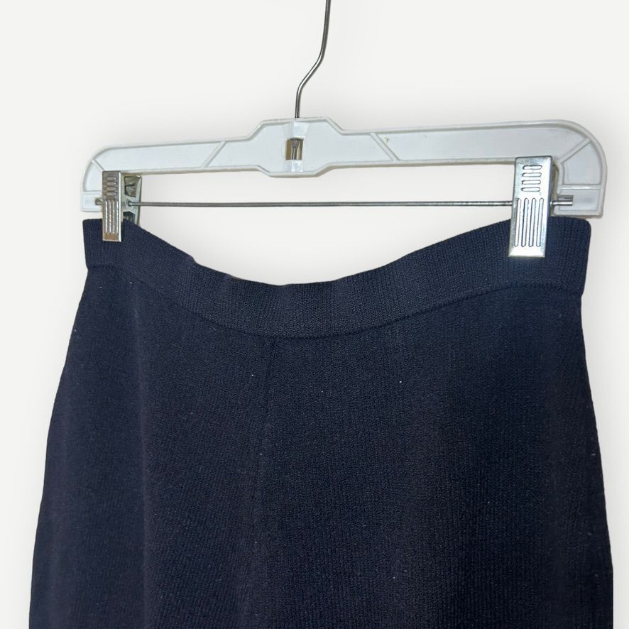 St. John Couture St. John Santana Knit Pants Cropped 4 Wool Blend Navy Blue S Size 27" / US 4 / IT 40 - 8 Thumbnail