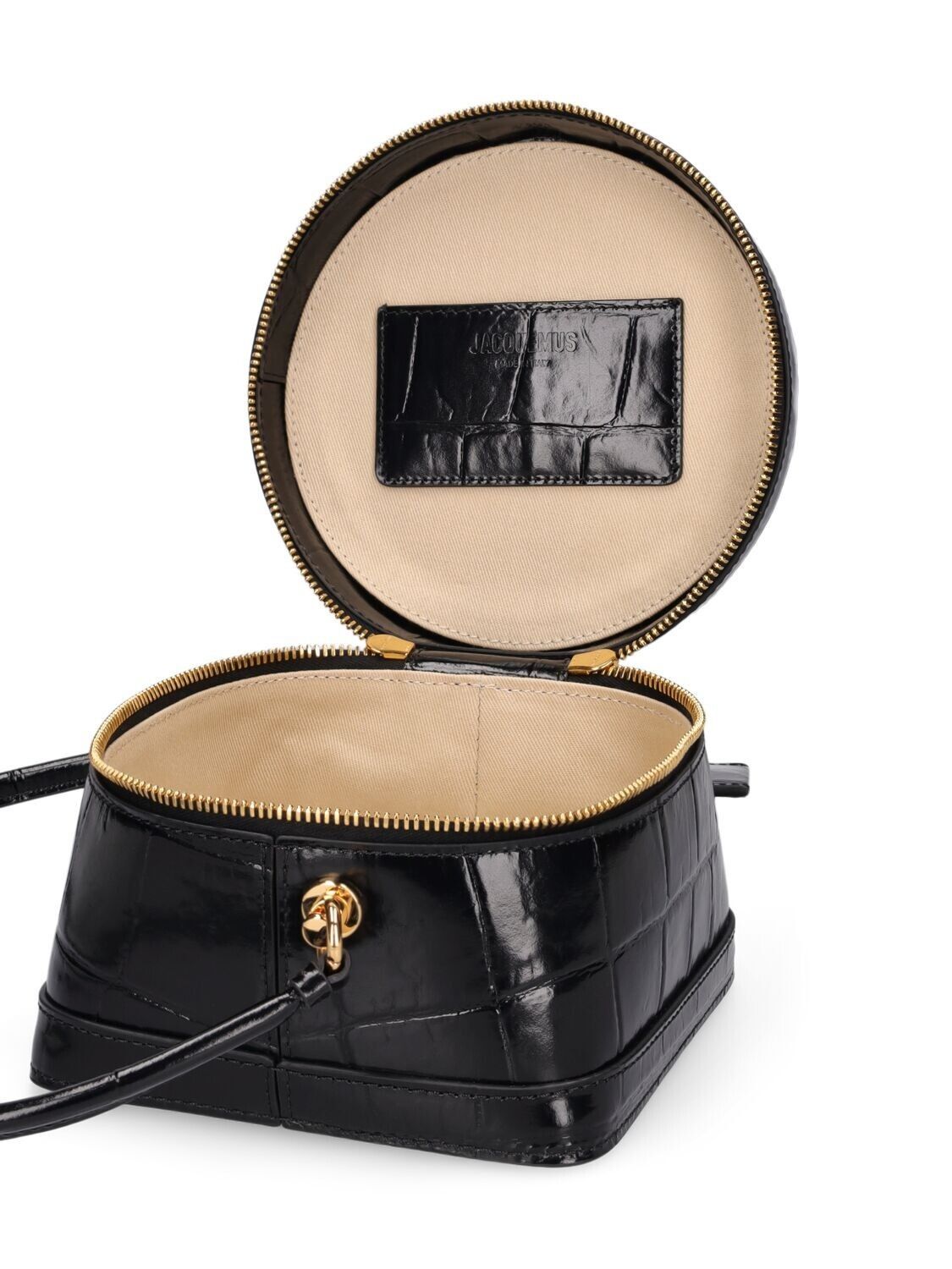 Jacquemus JACQUEMUS Le Vanito Black Leather Shoulder Bag New Size ONE SIZE - 2 Thumbnail