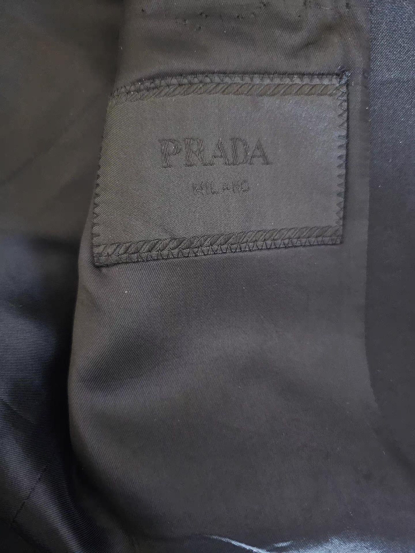 Prada Prada black wool blazer. Q4 Size 50R - 3 Thumbnail