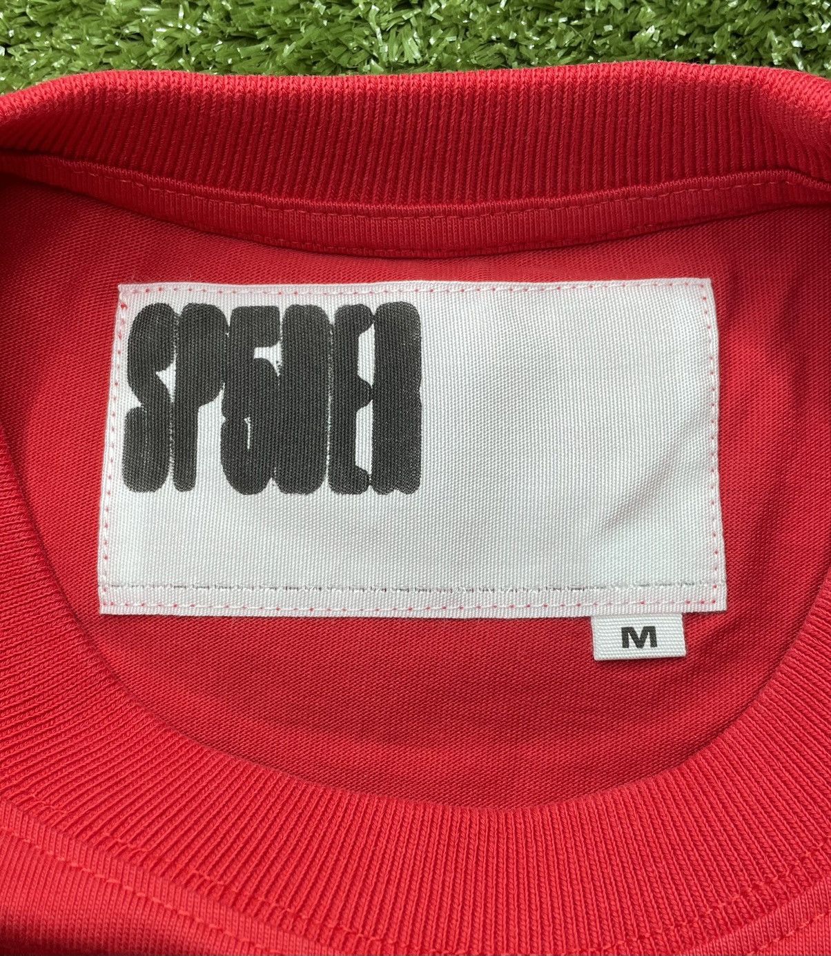 Sp5der Sp5der Worldwide Red Diffused Collegiate T-Shirt Size US M / EU 48-50 / 2 - 5 Thumbnail