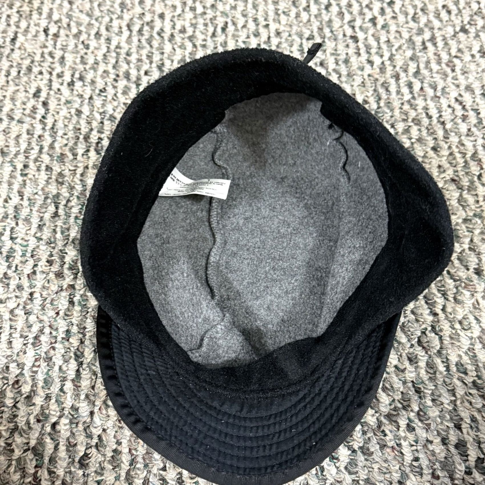 Patagonia VINTAGE Patagonia 5 Panel Hat Neck Flap Duckbill Cap Gray L Men USA 90s Outdoor Size ONE SIZE - 6 Thumbnail