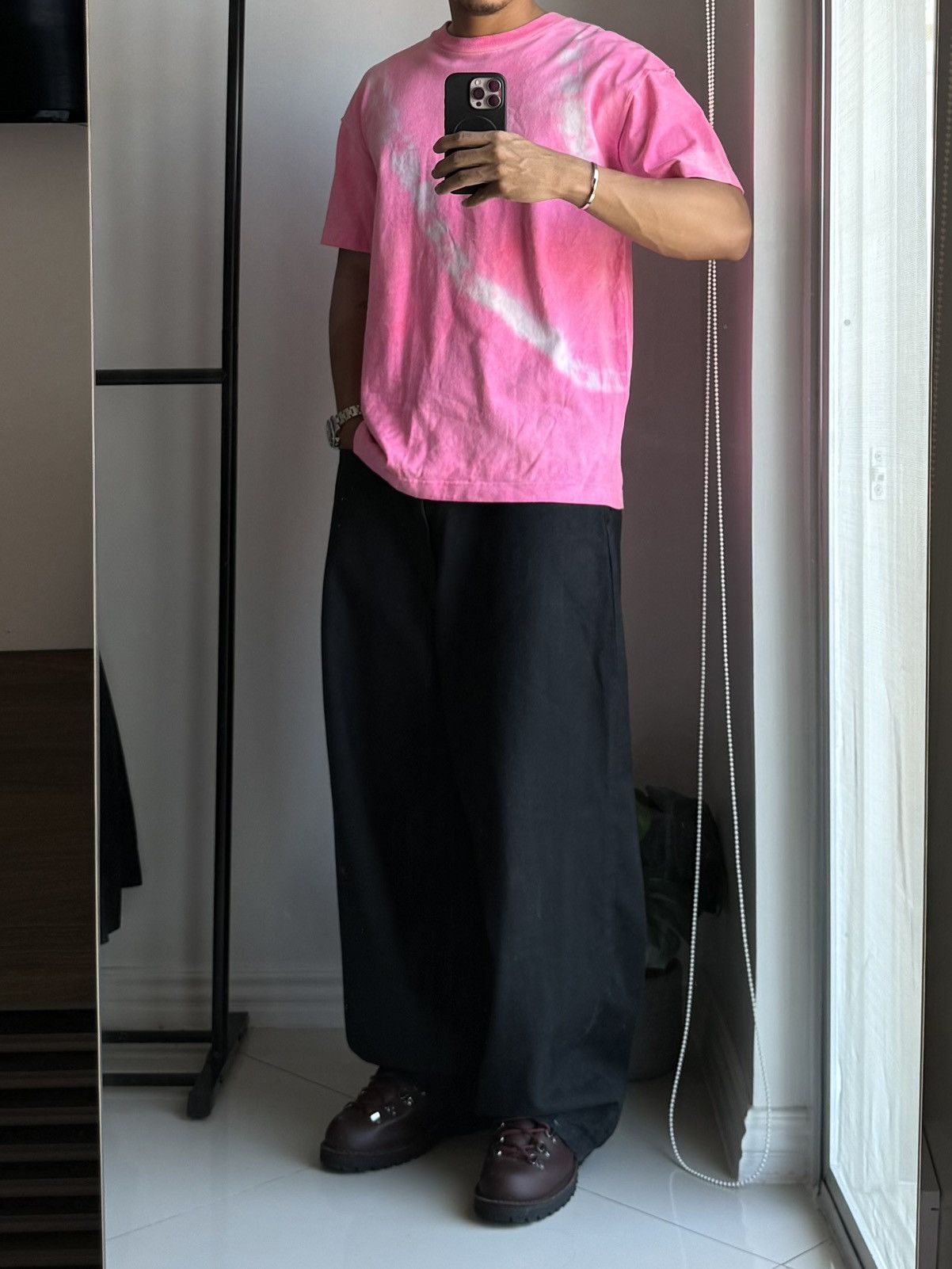 Louis Vuitton LV Tie&Dye Pink Tee Size US S / EU 44-46 / 1 - 2 Thumbnail