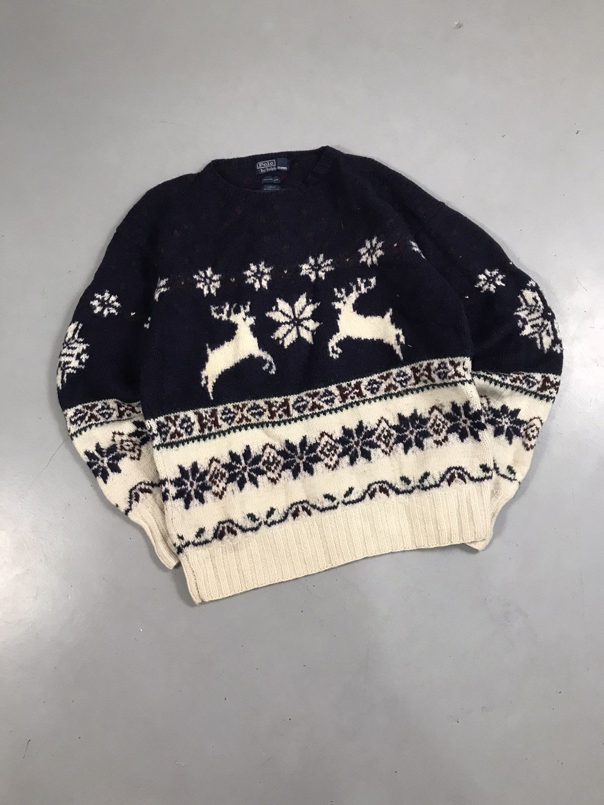 Polo Ralph Lauren Vintage polo Ralph Lauren knit sweater Size US S / EU 44-46 / 1 - 1 Thumbnail