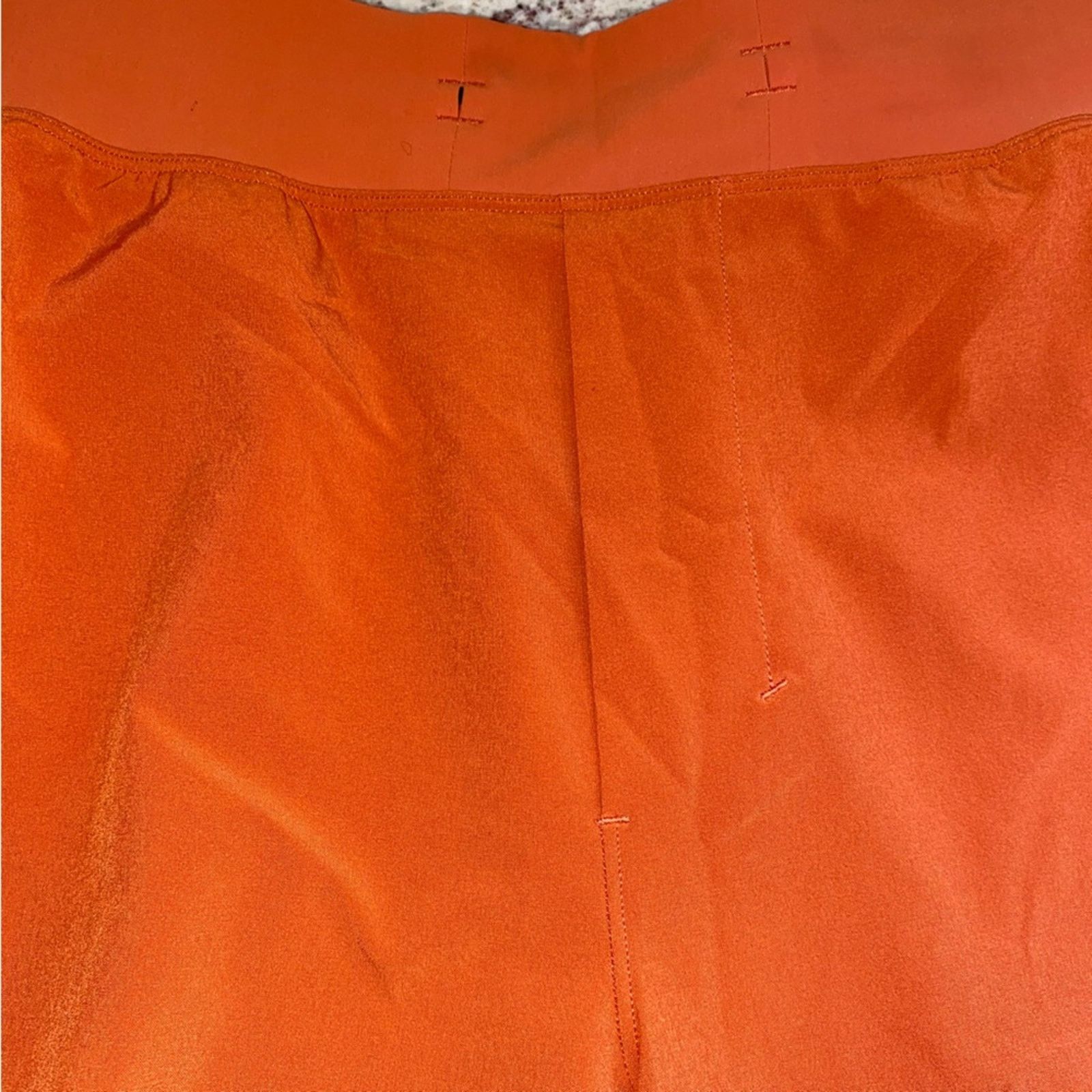 Lululemon Lululemon $68 Men’s T.H.E. Short 9" *Linerless Orange MED Size US 30 / EU 46 - 3 Thumbnail