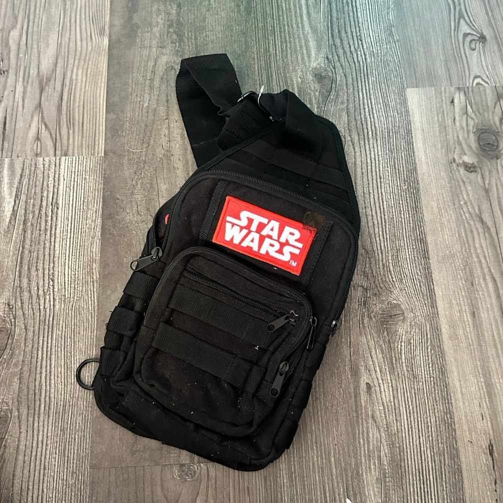Disney disney star wars black canvas fanny pack bag backpack Size ONE SIZE - 1 Thumbnail