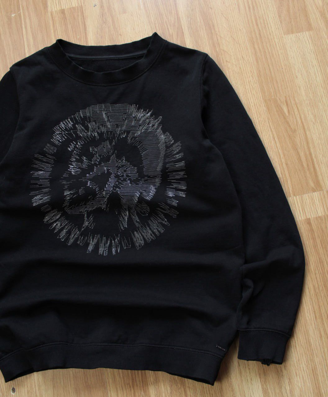 Diesel 🔥 Vintage Diesel Big Logo Zip Sweatshirt Pullover Streetwear Size US S / EU 44-46 / 1 - 1 Thumbnail