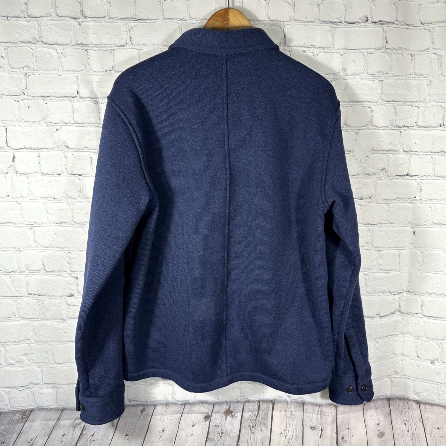Peter Millar Peter Millar Shirt Jacket Navy Blue Ribbed L Regular Steady Teton MF22K62 Mens Size US L / EU 52-54 / 3 - 5 Thumbnail