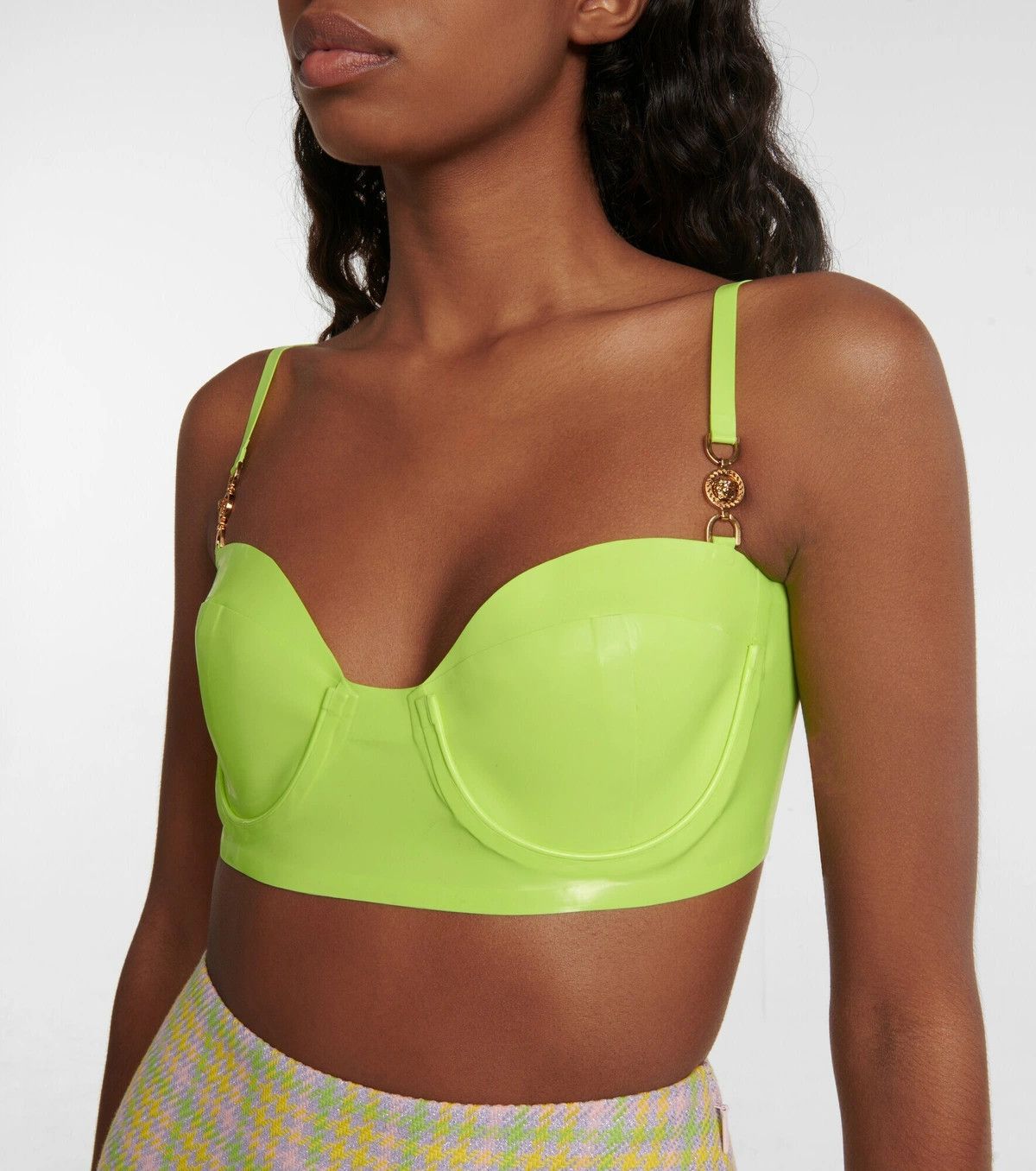Versace o1y0226 Blouse in Green Size XS / US 0-2 / IT 36-38 - 2 Thumbnail
