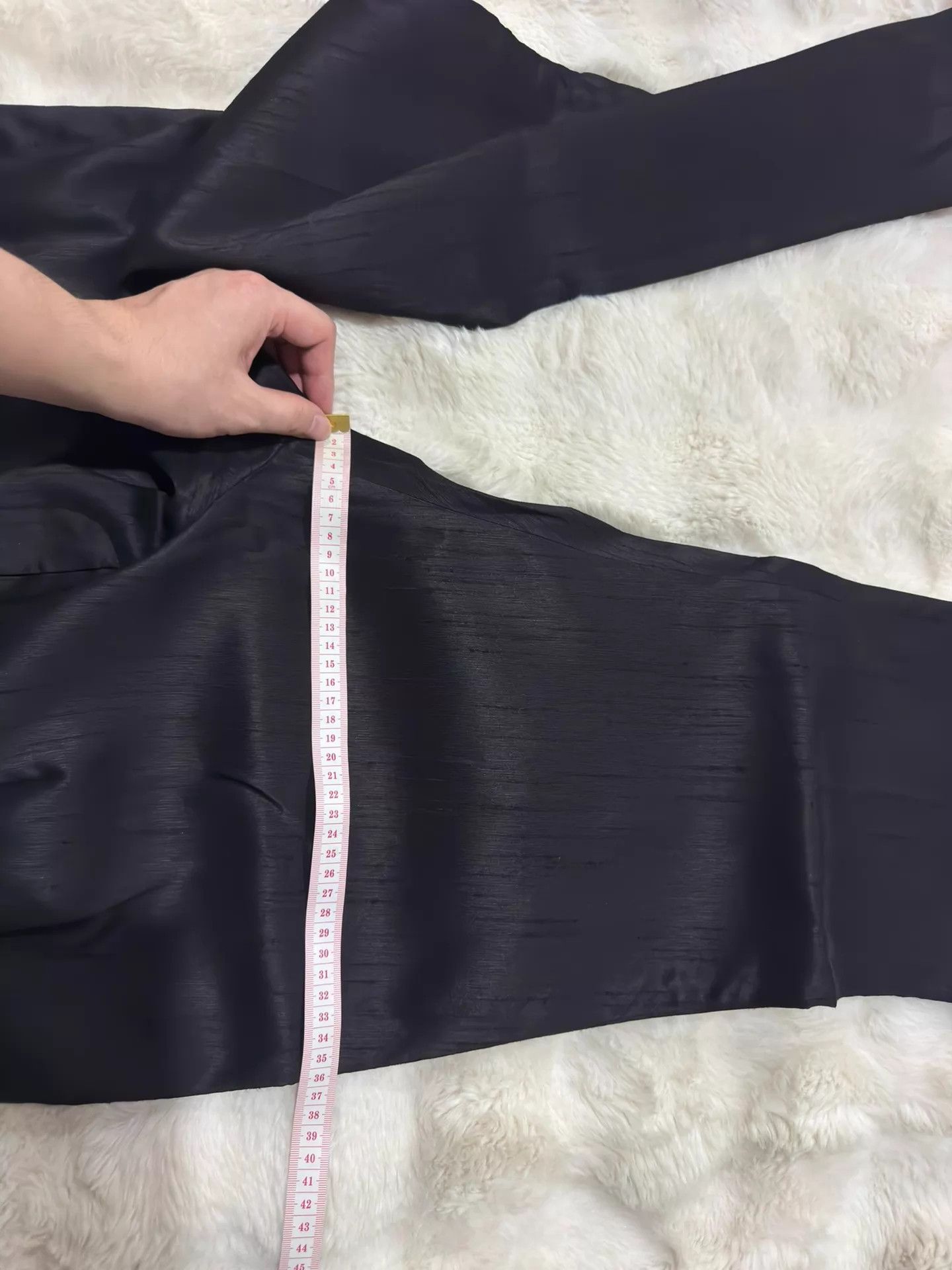 Saint Laurent Paris SLP Claw - Mark Metallic Silk - Blend Pants 52 NWT Size US 36 / EU 52 - 7 Thumbnail