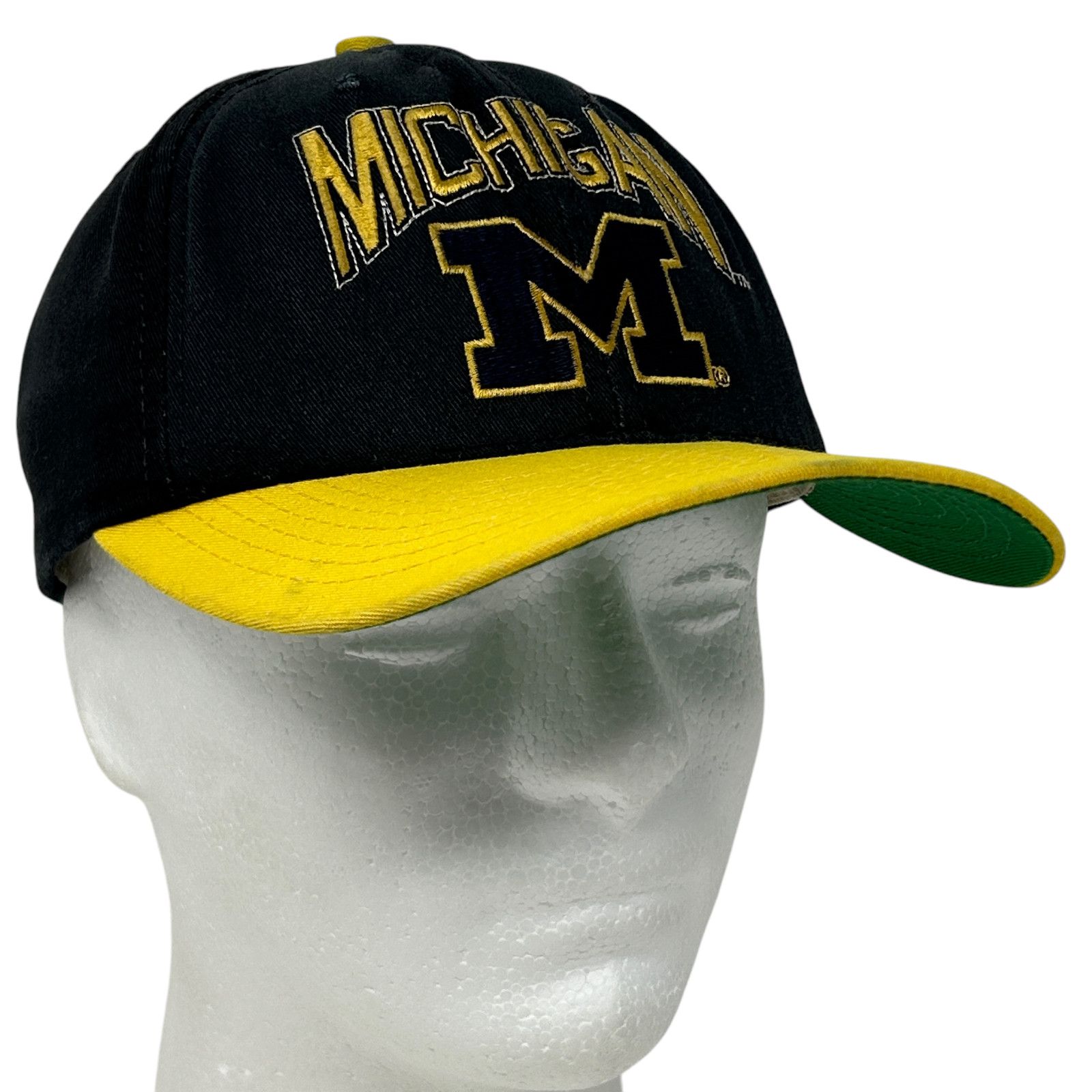 The Game Vintage 90s Michigan Wolverines Hat Baseball Cap The Game Size ONE SIZE - 13 Thumbnail