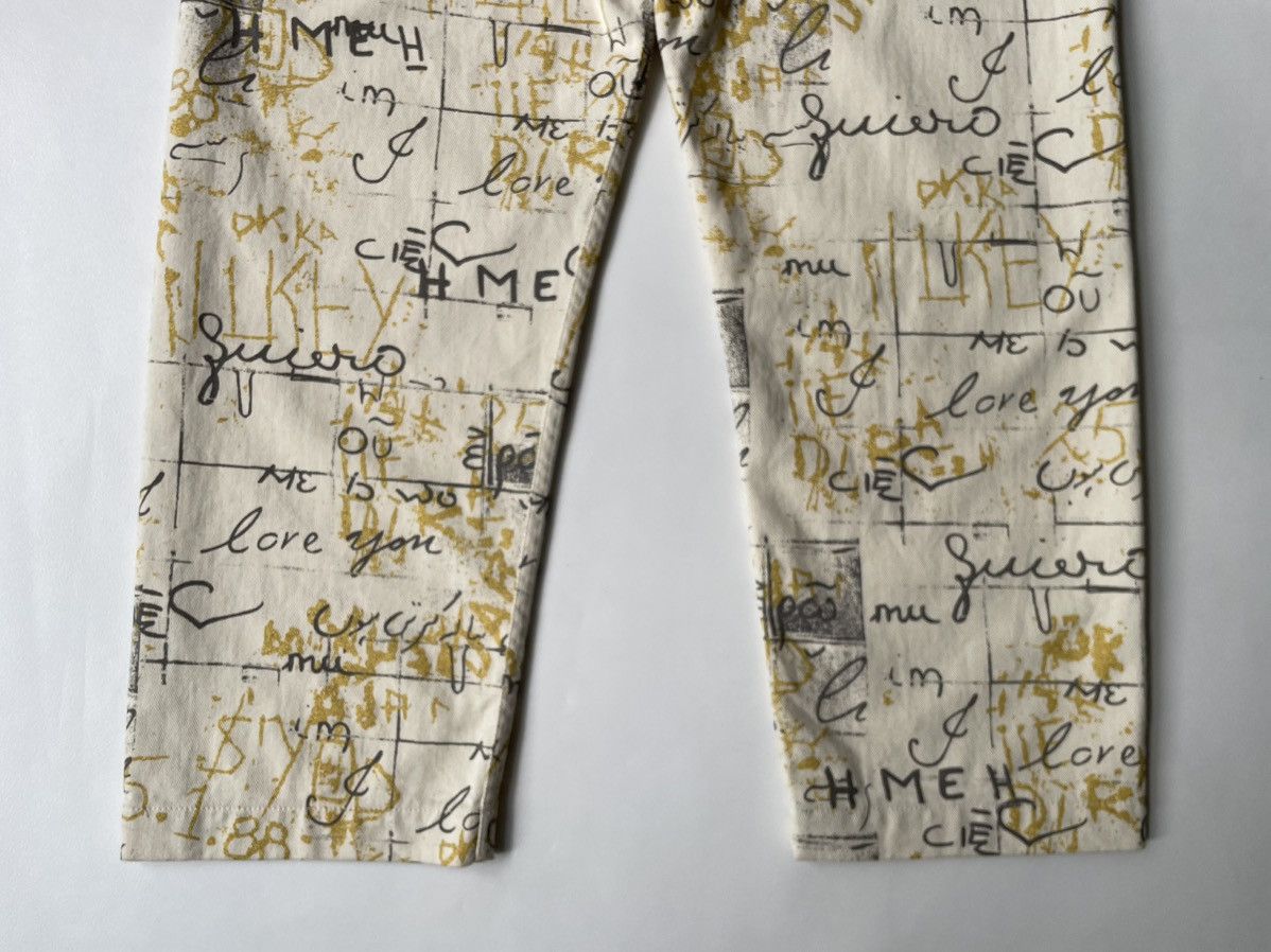 Comme des Garcons S/S 07 ‘Text Print’ Utility Trousers Size US 36 / EU 52 - 15 Thumbnail