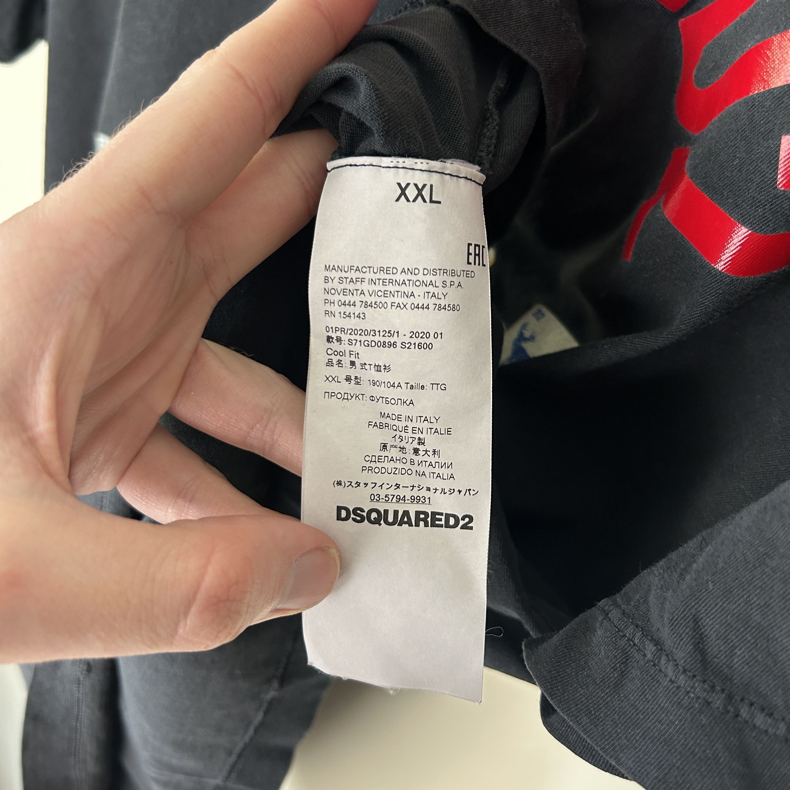 Dsquared2 Dsquared2 The Game T-shirt Size US XXL / EU 58 / 5 - 5 Thumbnail