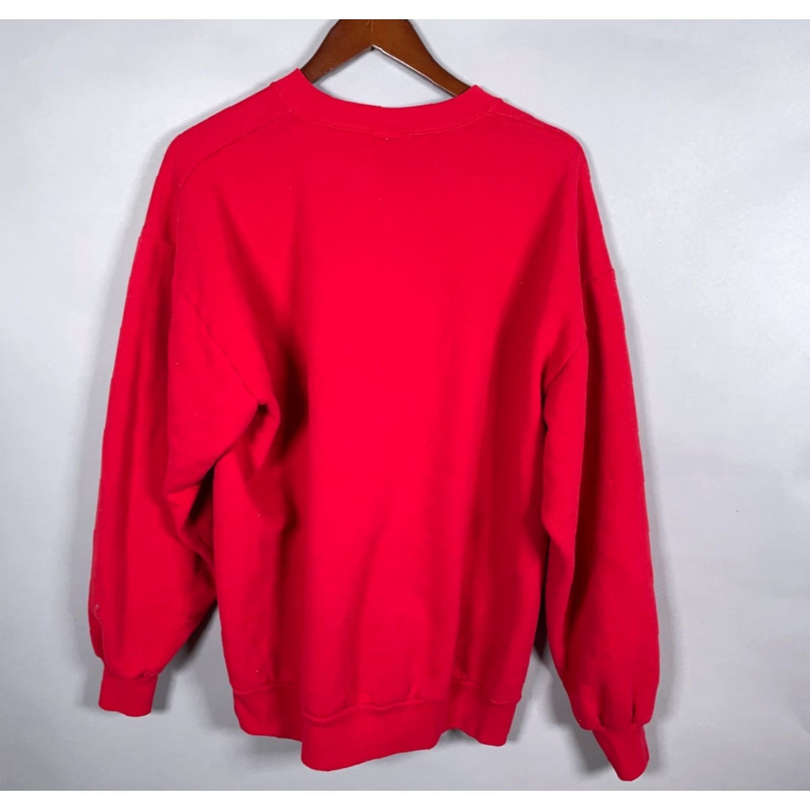 Mickey & Co. Mickey Mouse Sweatshirt VTG Adult Large Red Crewneck Embroidered Disney 90s Size US L / EU 52-54 / 3 - 2 Thumbnail