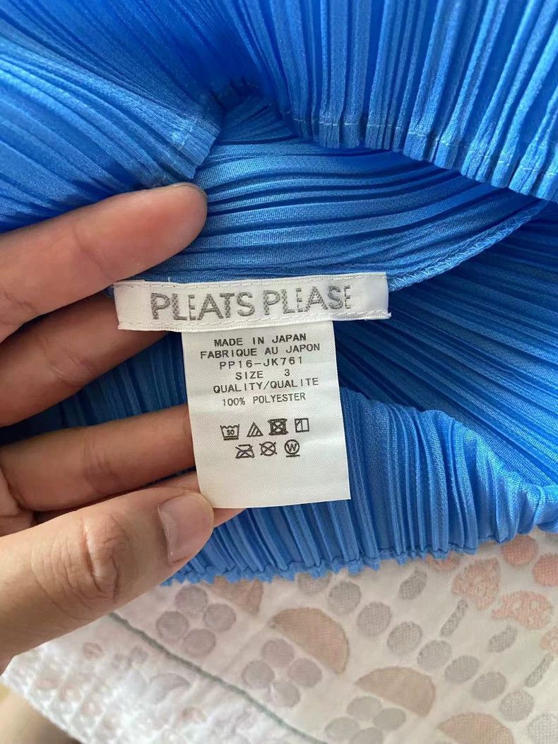 Issey Miyake issey miyake size:3 Blue long sleeves Size XXS / US 00 / IT 34 - 1 Thumbnail