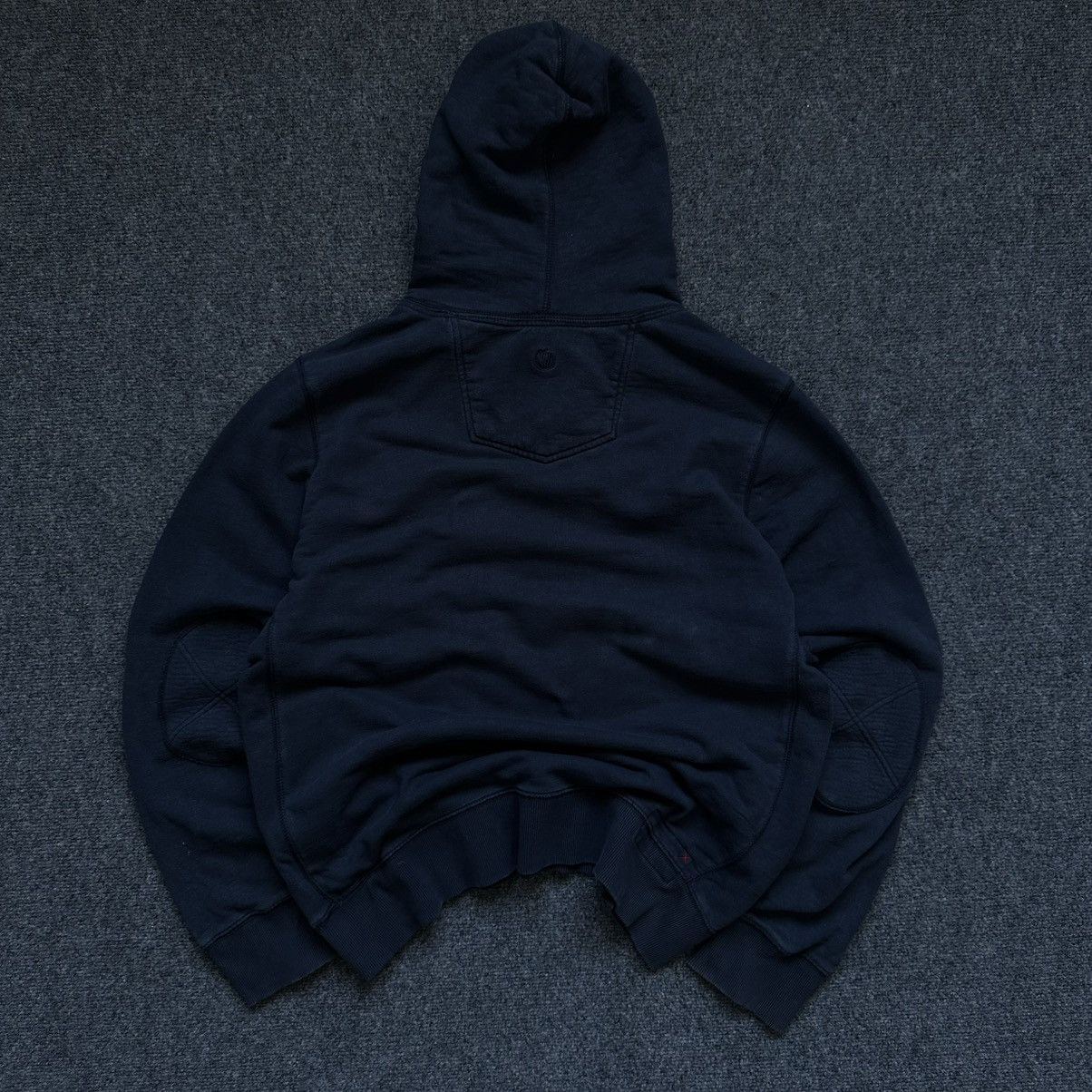 FatFace VTG Mans Hoodie Fat Face Big Logo Size L Used Dark Blue 00s Size US L / EU 52-54 / 3 - 6 Thumbnail