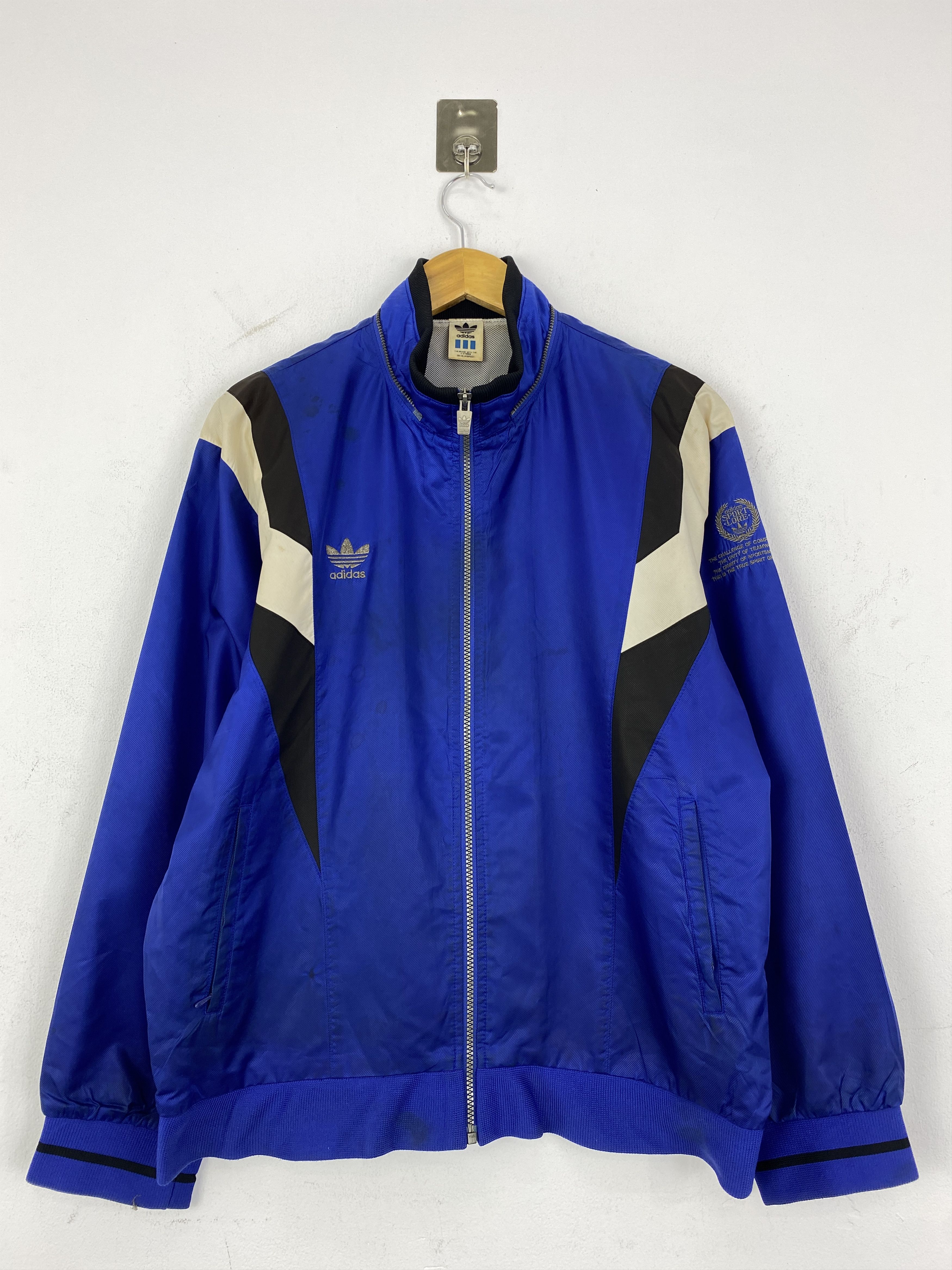 Adidas Vintage 90s Adidas Zipper Up Light Jacket WN0005 Size US XL / EU 56 / 4 - 1 Thumbnail