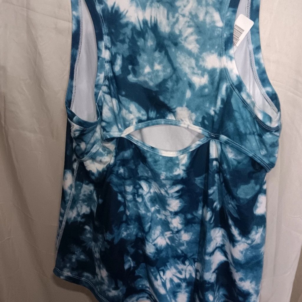 Champion Champion tye dye tank top w/ cutout in back, womens M, nwot Size M / US 6-8 / IT 42-44 - 8 Thumbnail