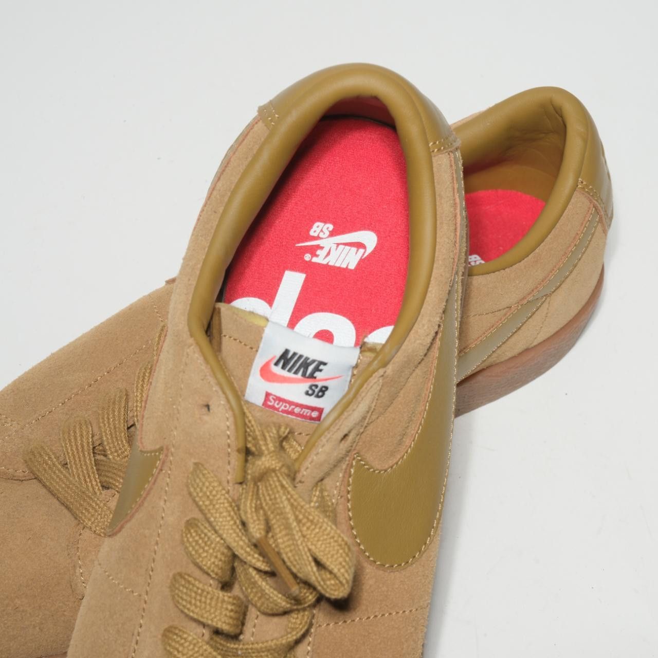 Nike × Supreme Supreme x Nike SB Blazer Low GT 'Golden Beige' 2016 Size US 12 / EU 45 - 4 Thumbnail