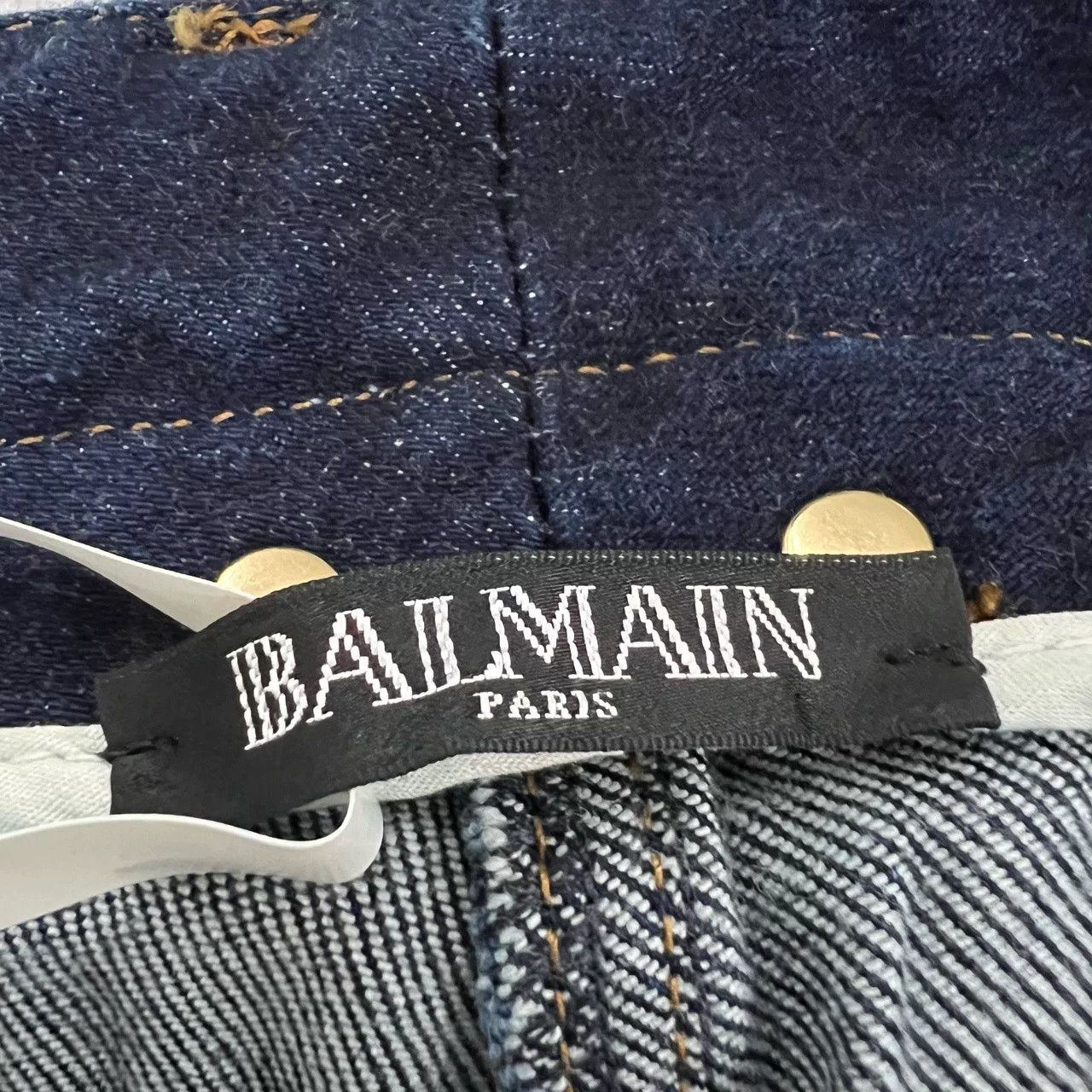 Balmain BALMAIN Blue Slim Fit Jeans Size US 36 / EU 52 - 3 Thumbnail