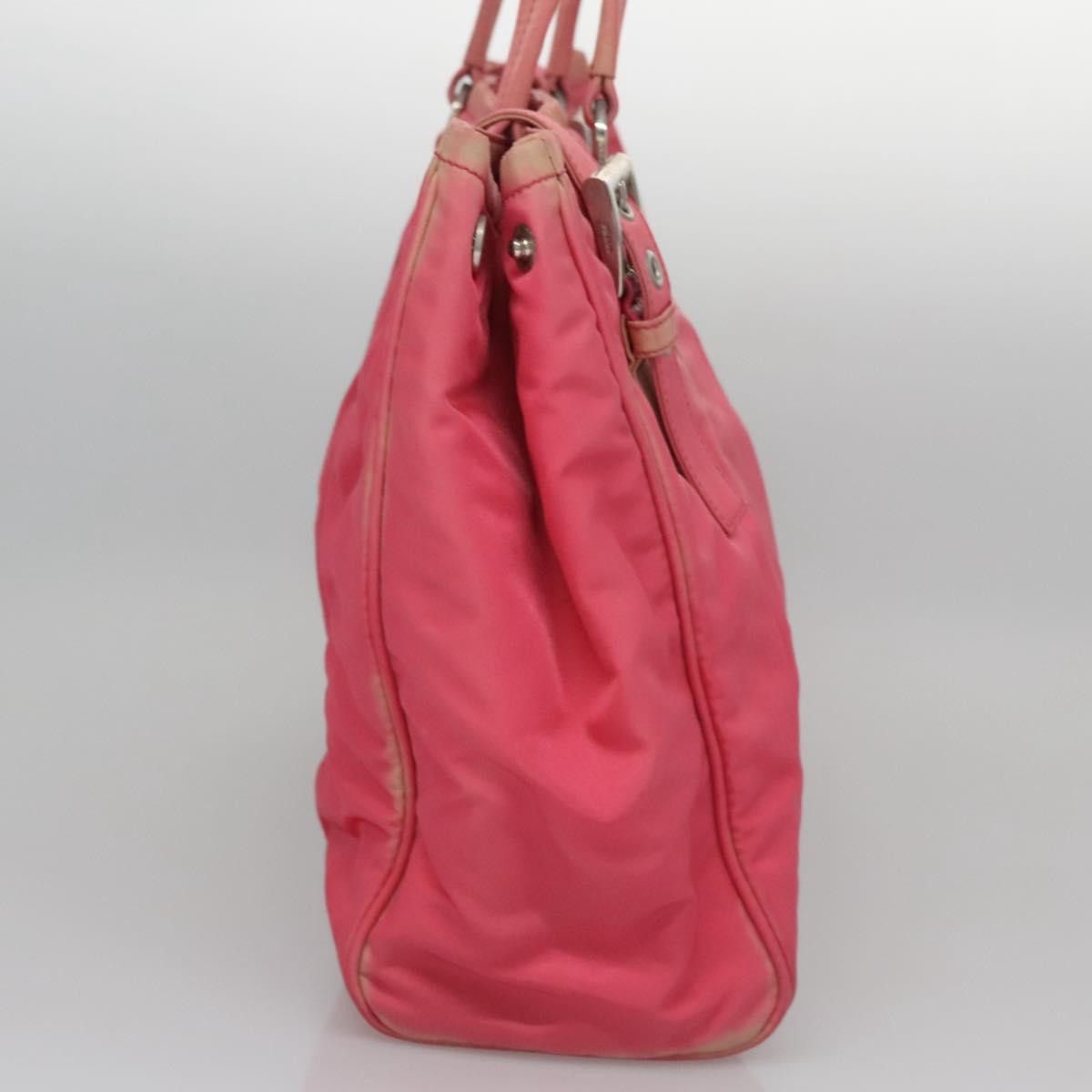 Prada PRADA Tote Bag Nylon Pink Size ONE SIZE - 4 Thumbnail