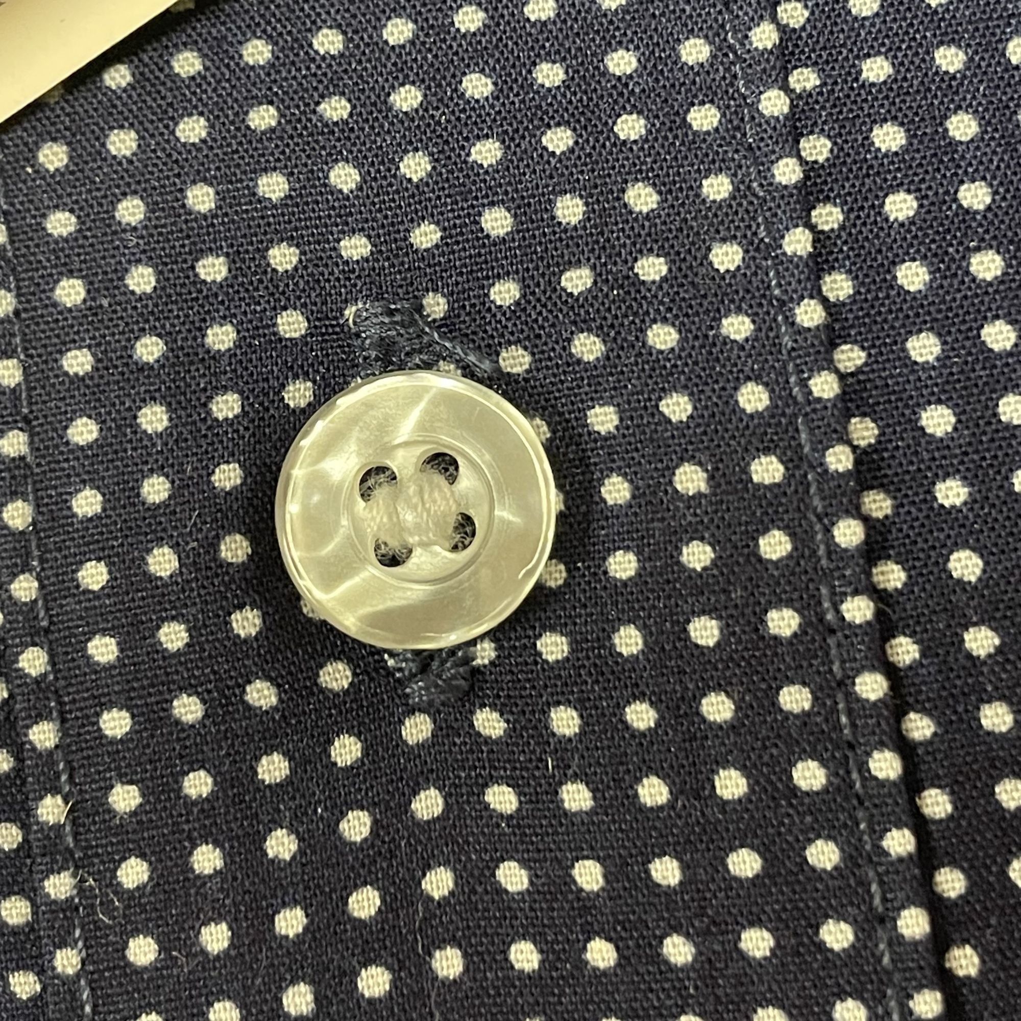 Oleg Cassini NoS NiB Vtg Oleg Cassini Burma ATOMIC Micro Dot Shirt Size US M / EU 48-50 / 2 - 10 Thumbnail