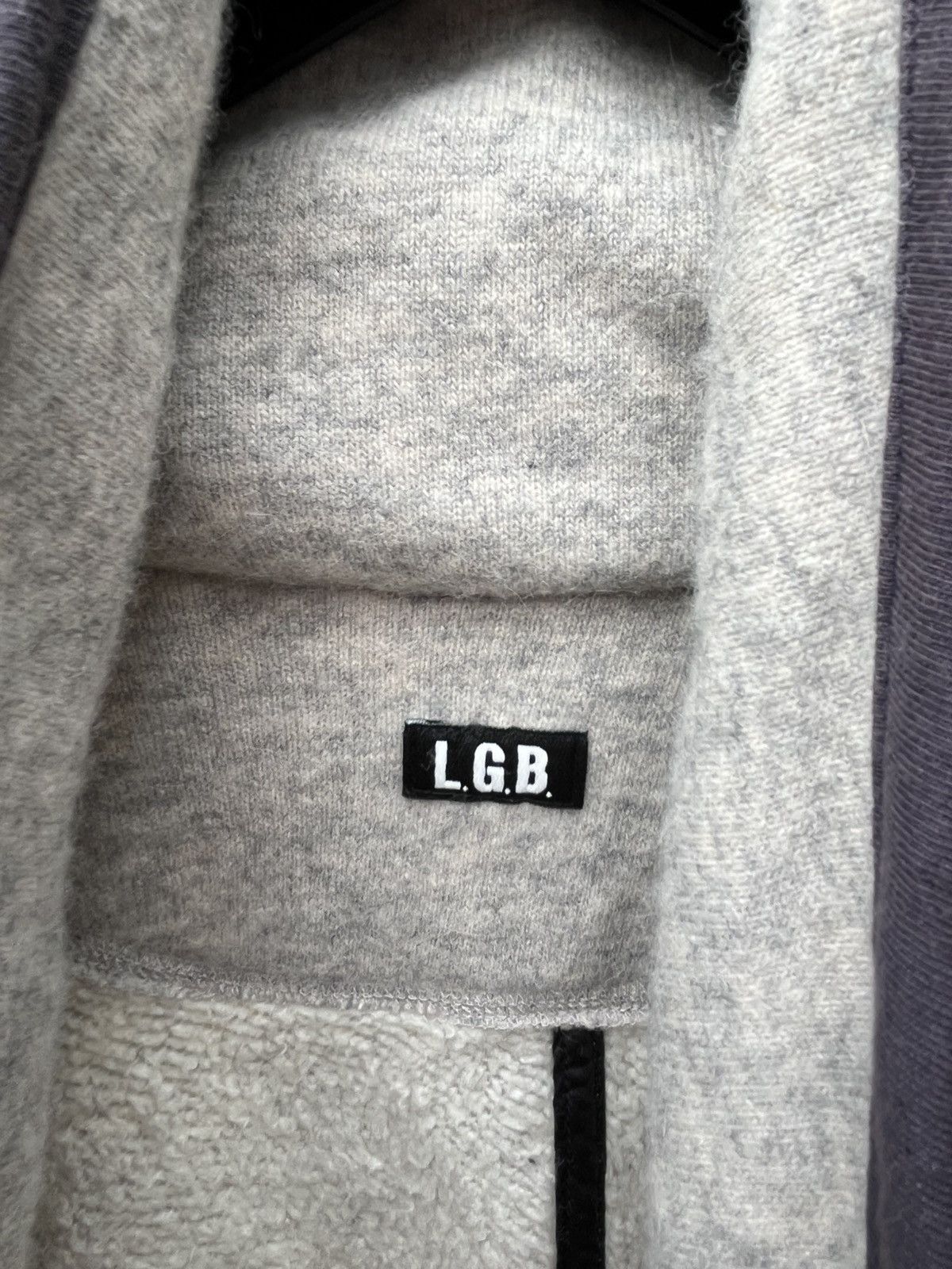 Le Grande Bleu (L.G.B.) Vintage bono-16 light jacket grey cotton blend asymmetrical Size US S / EU 44-46 / 1 - 17 Thumbnail
