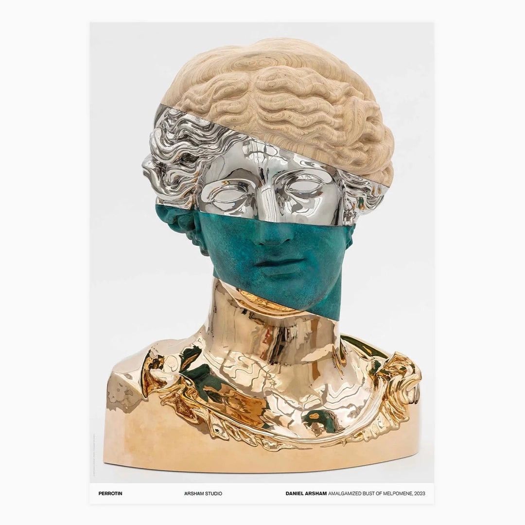 image of Daniel Arsham Amalgamized Bust Of Melpomene Poster, Men's