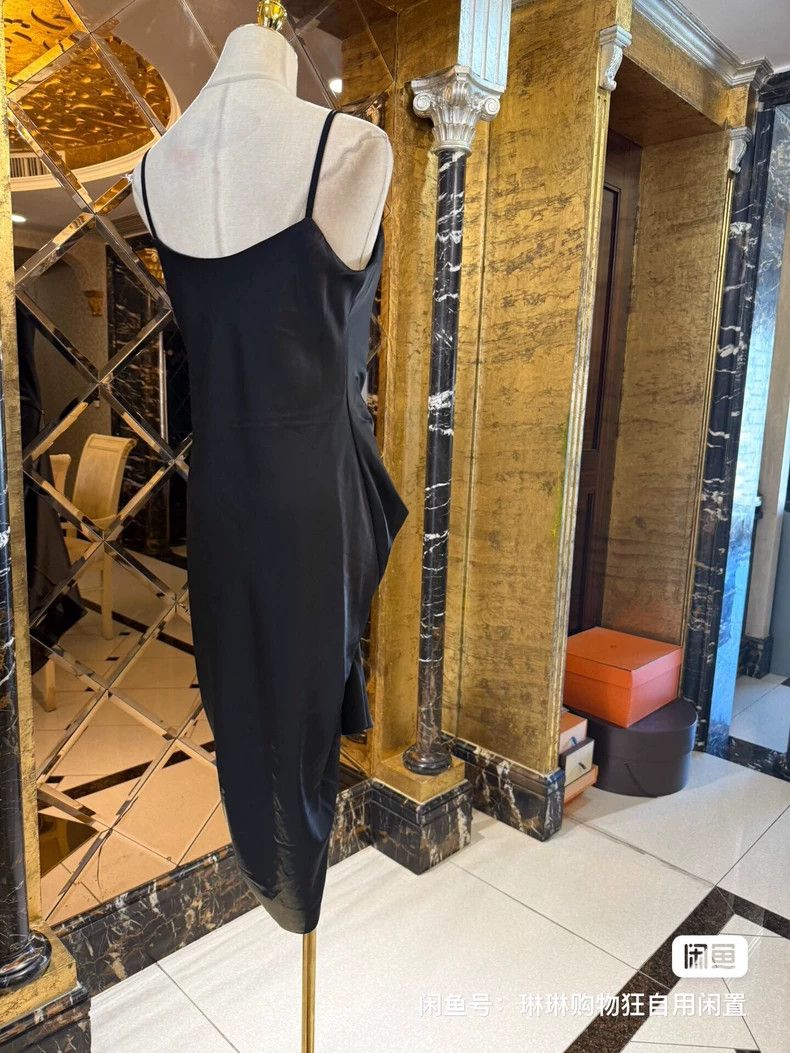Versace Versace Black slip dress Size M / US 6-8 / IT 42-44 - 7 Thumbnail