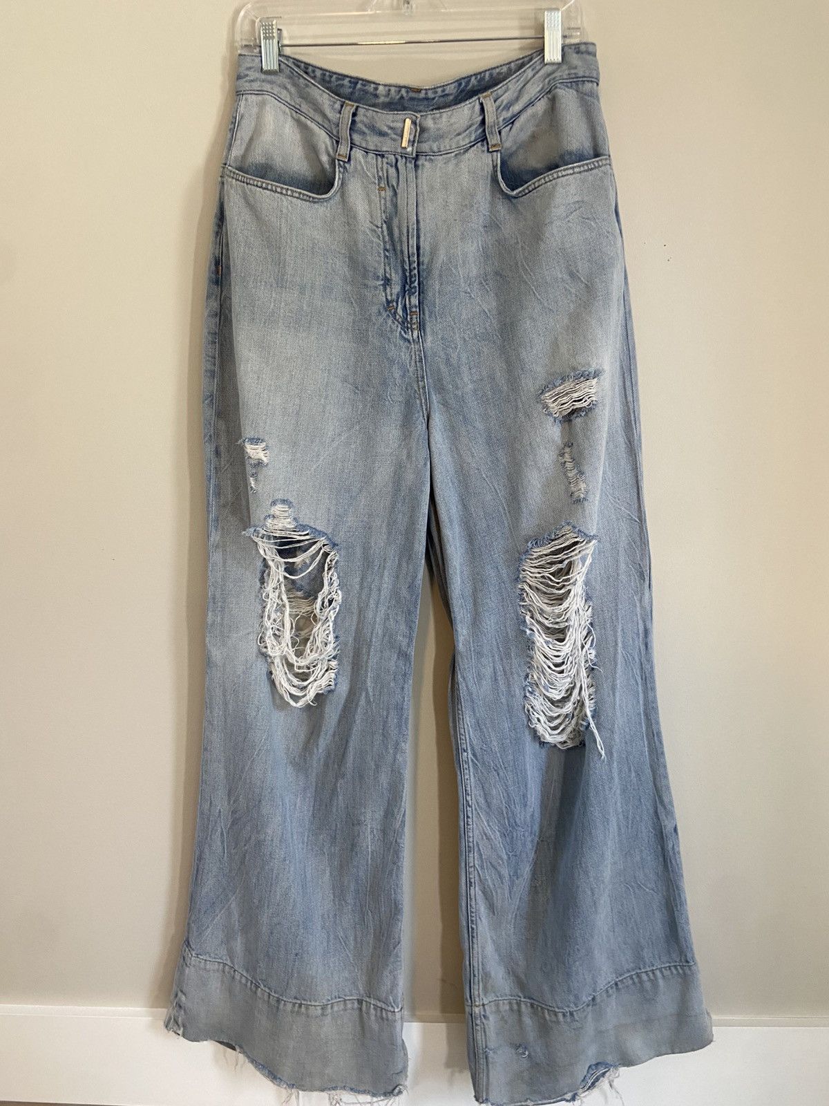 Givenchy Givenchy gamba wideleg jeans Size US 29 - 1 Thumbnail