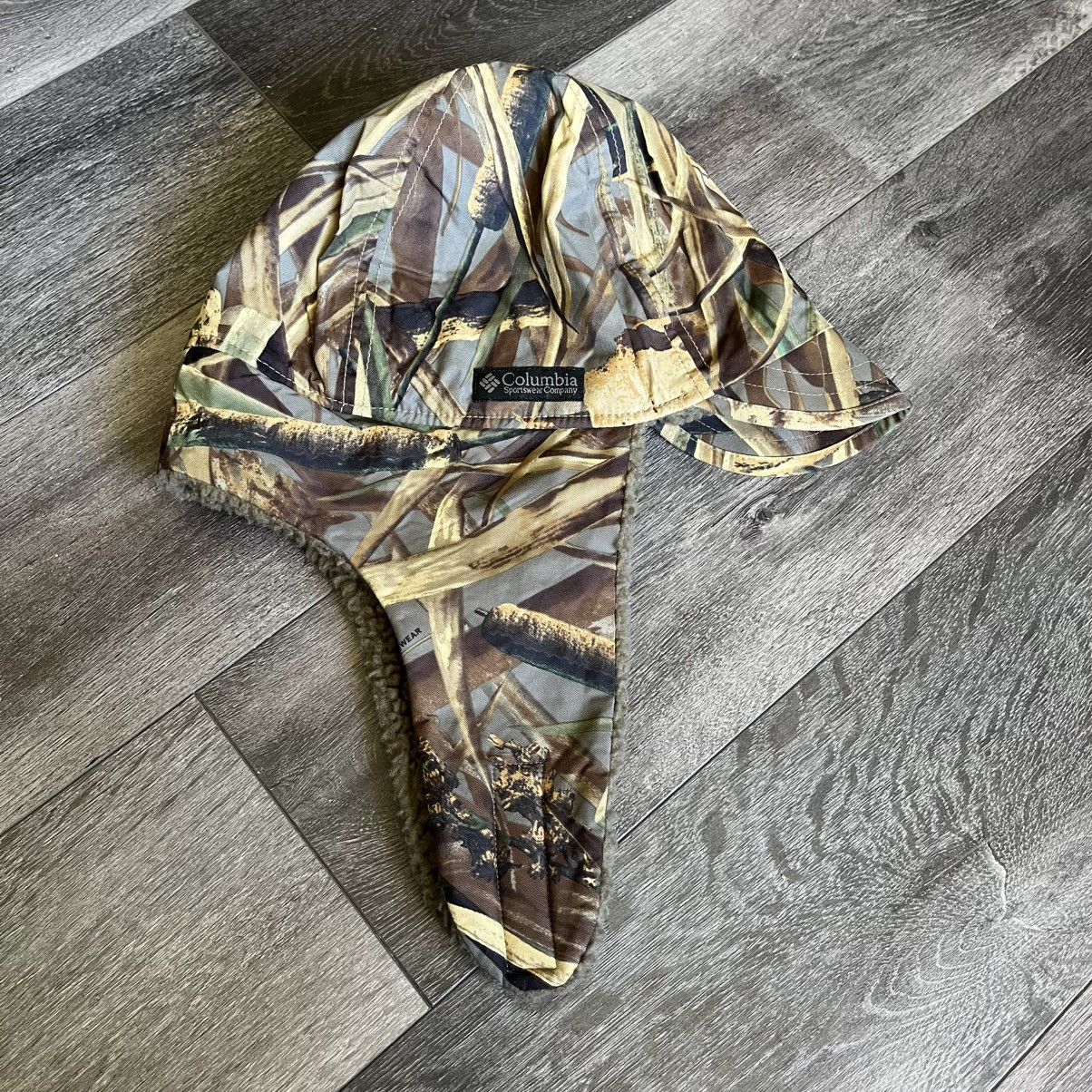 Columbia Vintage Columbia Fleece Lined Delta X Hunter Camo Winter Hat Size ONE SIZE - 1 Thumbnail