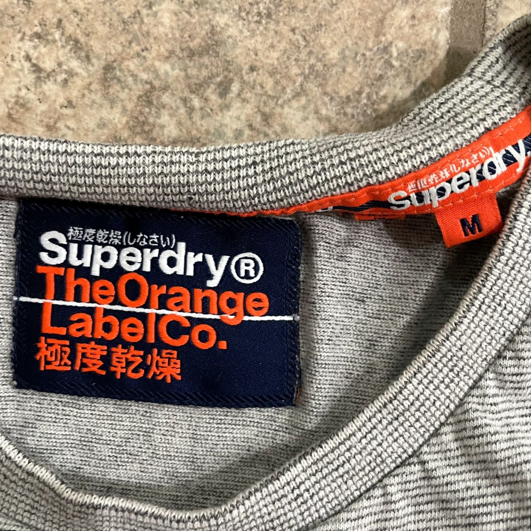 Superdry Superdry The Orange Label gray athletic Tee Mens M Size T-Shirt Size US M / EU 48-50 / 2 - 4 Thumbnail