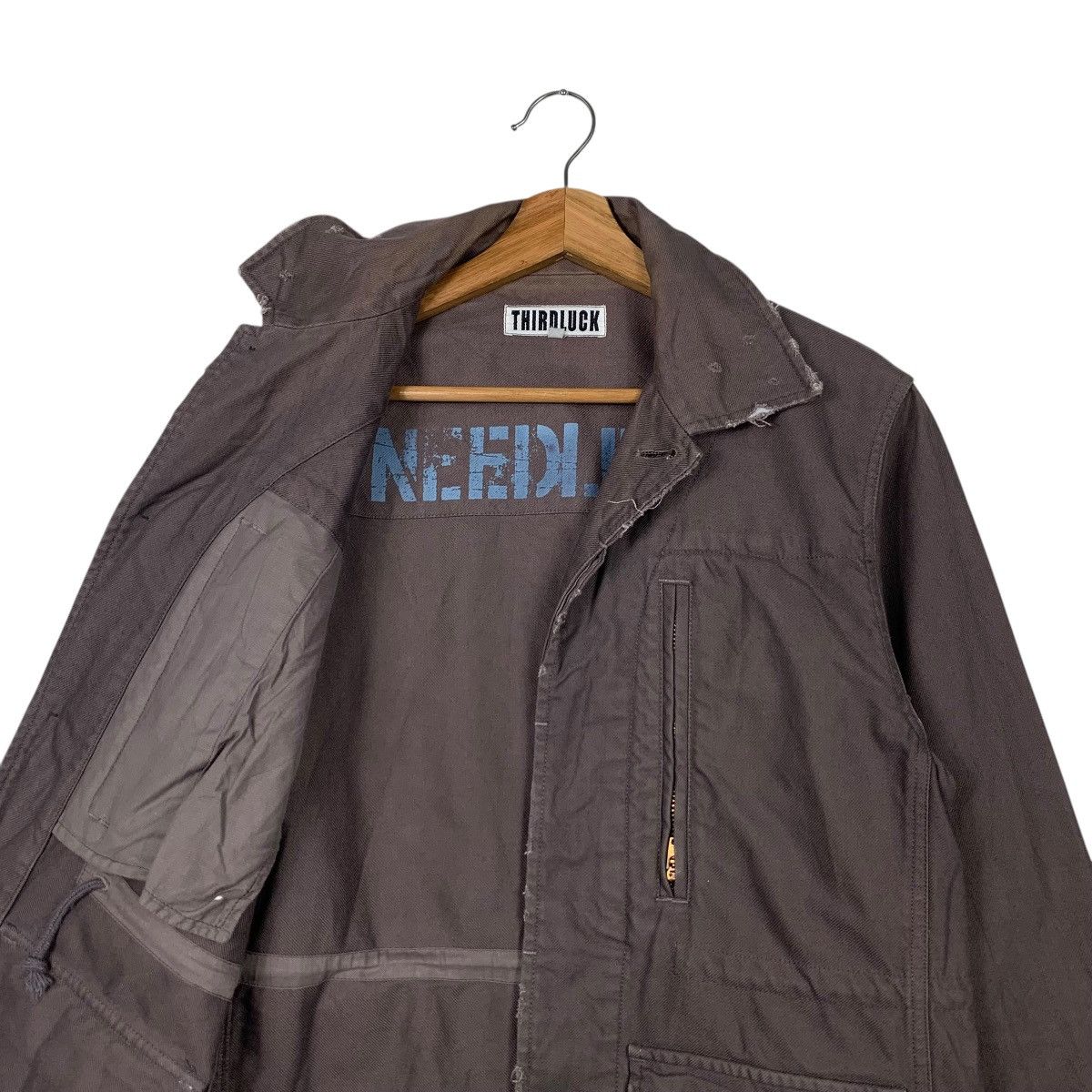 Japanese Brand THIRDLUCK Four Pocket Work Casual Jacket #2089-C91 Size US M / EU 48-50 / 2 - 8 Thumbnail