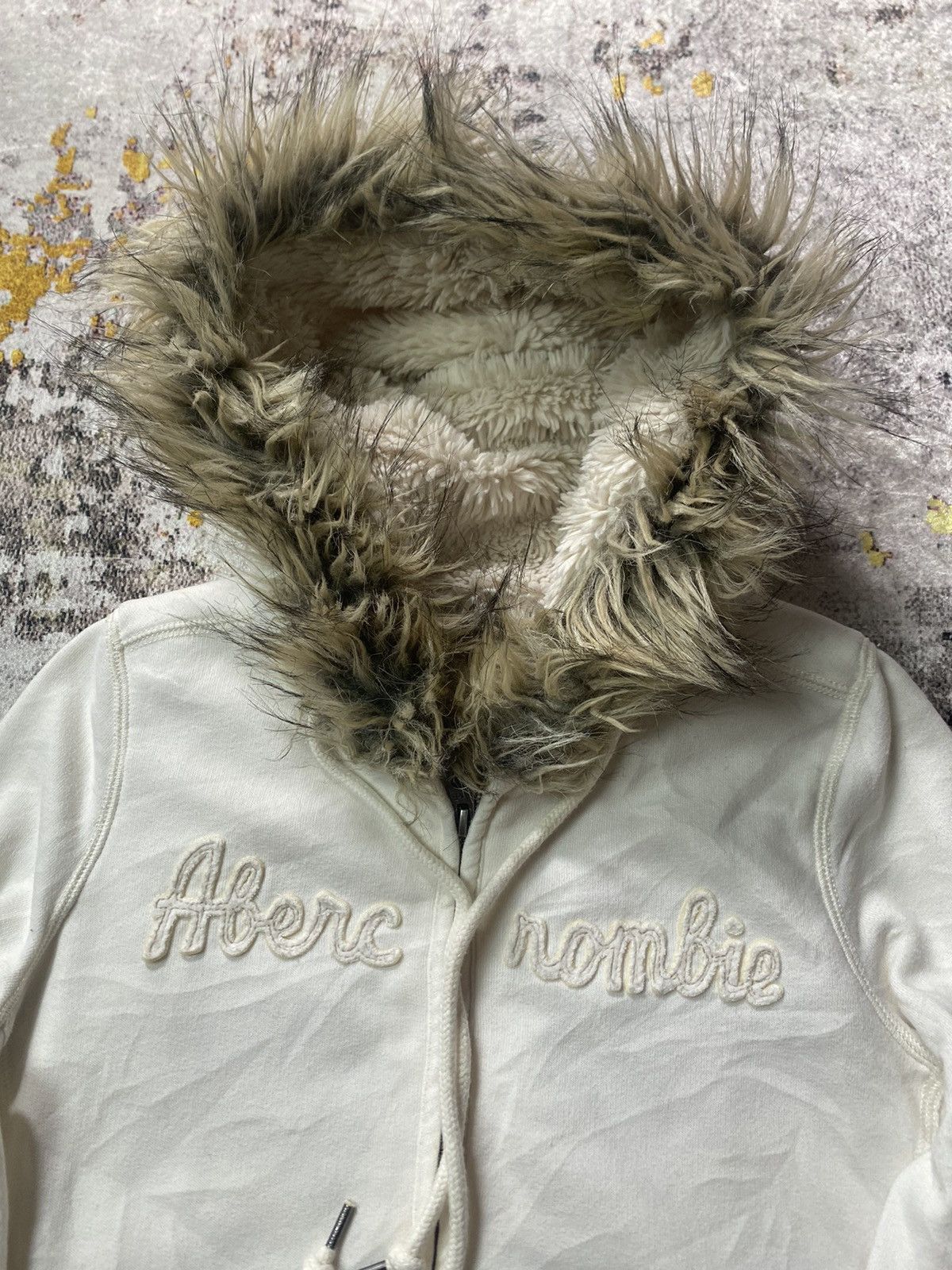If Six Was Nine Abercrombie Sherpa Fur Hoodie Ifsix Lgb Style Size US S / EU 44-46 / 1 - 3 Thumbnail