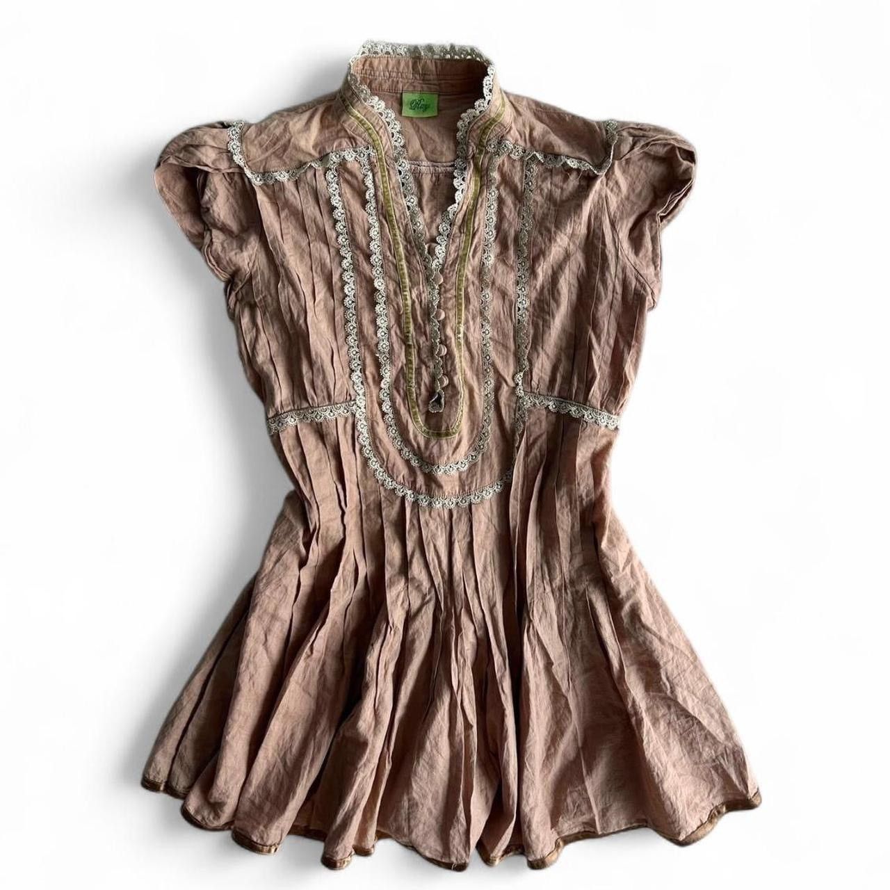 Other Vintage y2k brown embroidered blouse Size S / US 4 / IT 40 - 5 Thumbnail