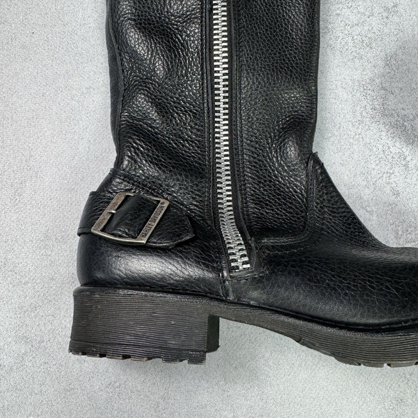 Harley Davidson Harley Davidson Women Leather Biker High Boots Size Us 6 Size US 6 / IT 36 - 3 Thumbnail