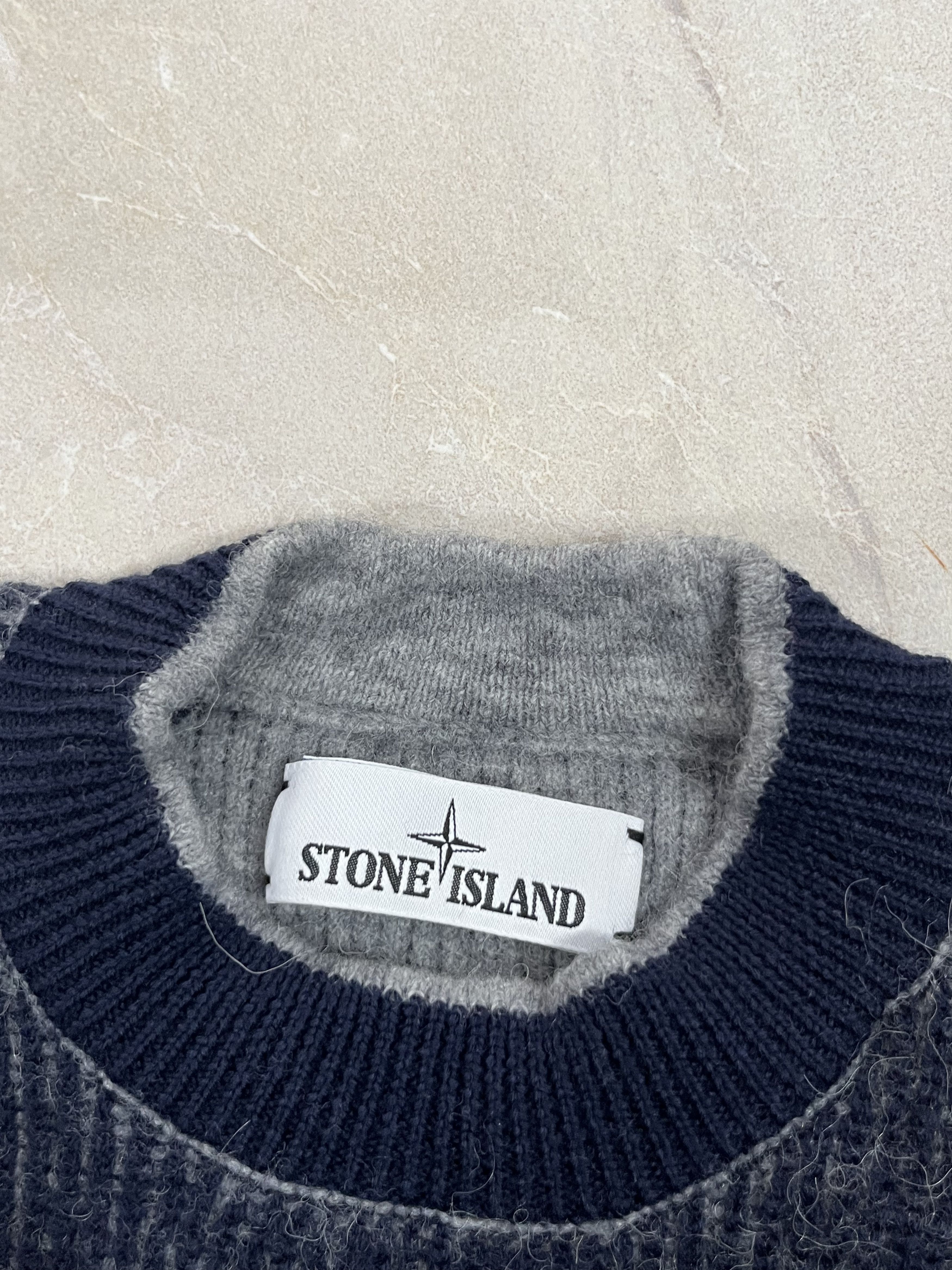 Stone Island Vintage Blue/Grey Knitwear Stone Island 2 Face - Size S Size US S / EU 44-46 / 1 - 6 Thumbnail