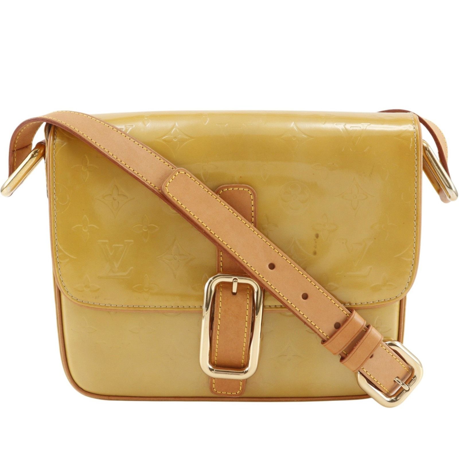 Louis Vuitton Louis Vuitton Louis Vuitton Christy GM Monogram Vernis Shoulder Bag Leather Shoulder Bag M91147 DUTY FREE for USA Size ONE SIZE - 1 Thumbnail