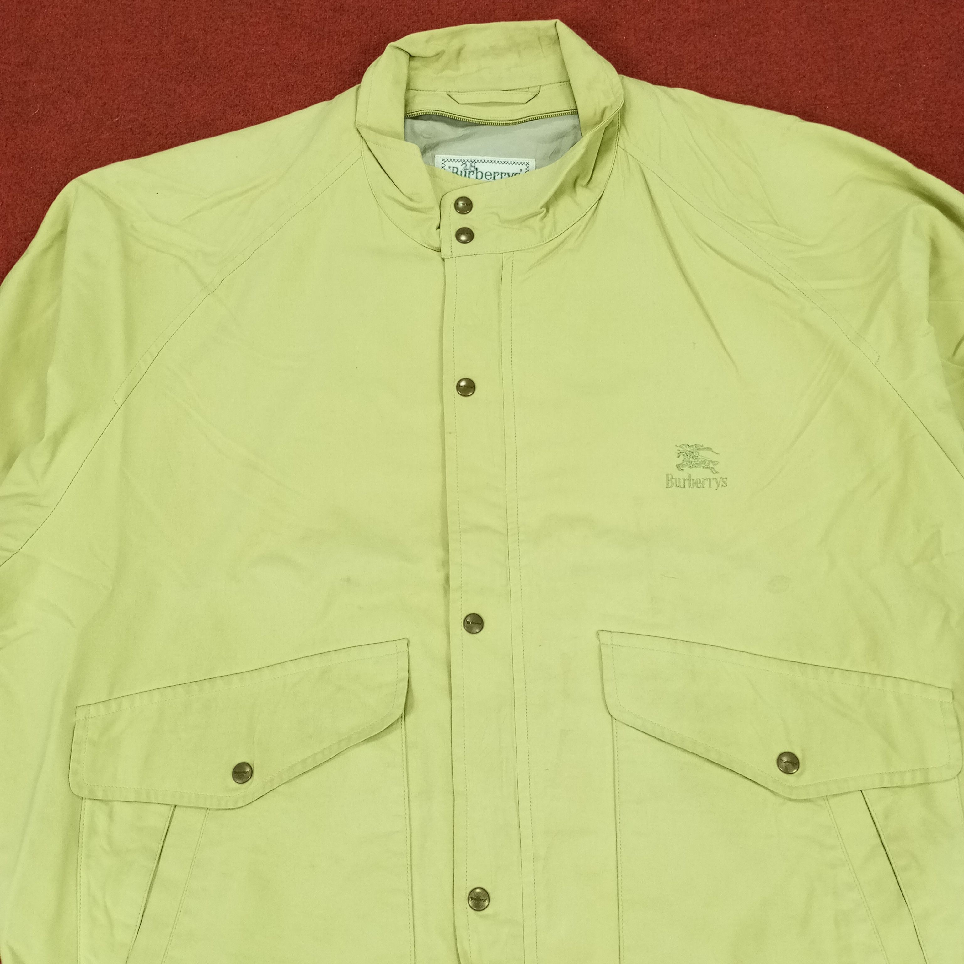 Burberry × Vintage Burberrys Small Logo Design Fashion Style Jacket Size US XL / EU 56 / 4 - 2 Thumbnail